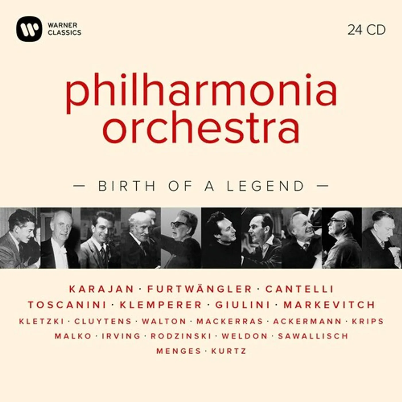 PHILHARMONIA ORCHESTRA: BIRTH OF A LEGEND 24CD CD