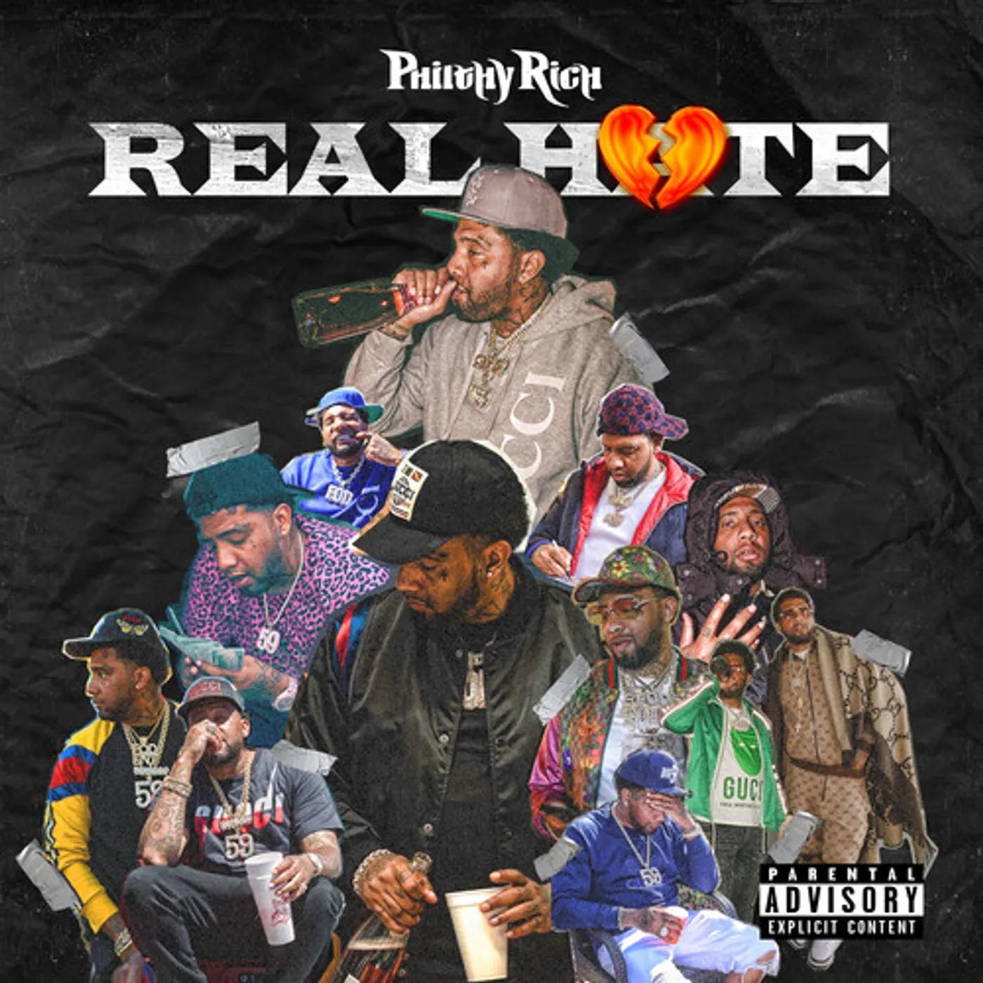 Philthy Rich REAL HATE CD