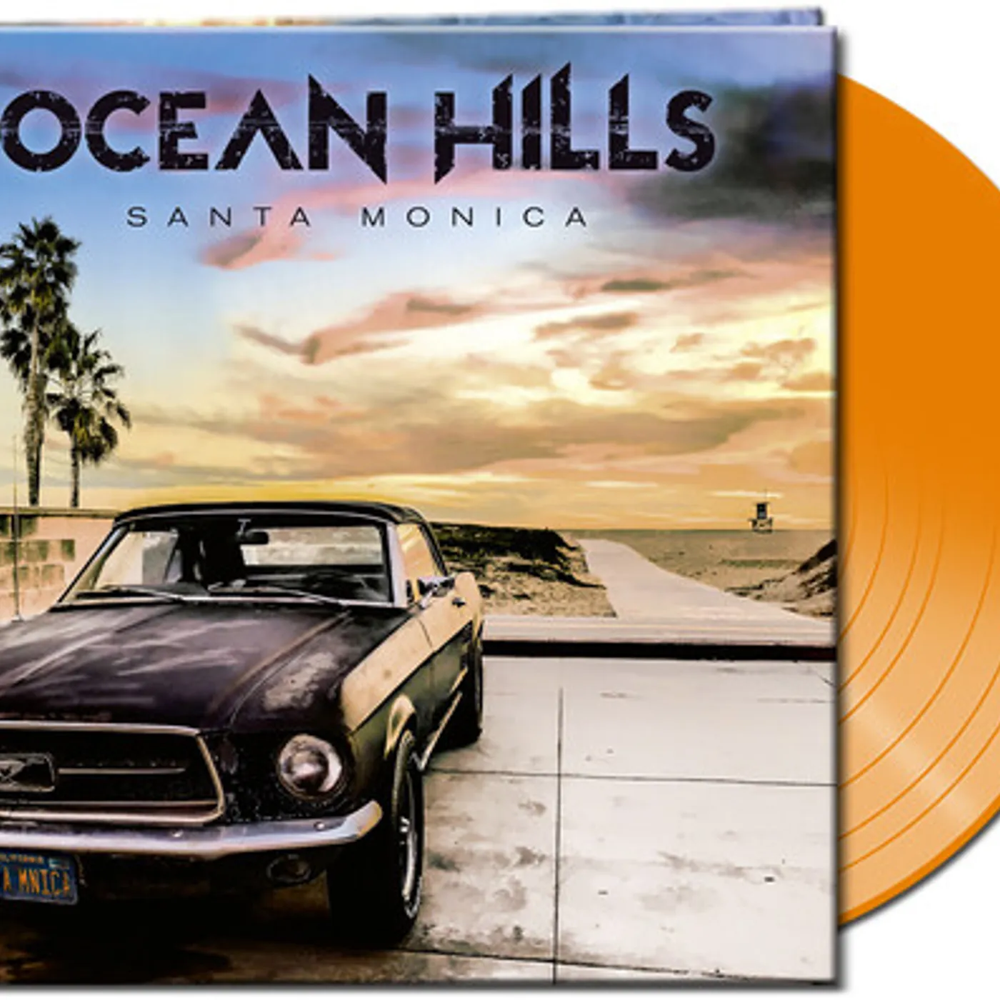 Ocean Hills SANTA MONICA (CLEAR CLEAR ORANGE VINYL) Vinyl Record