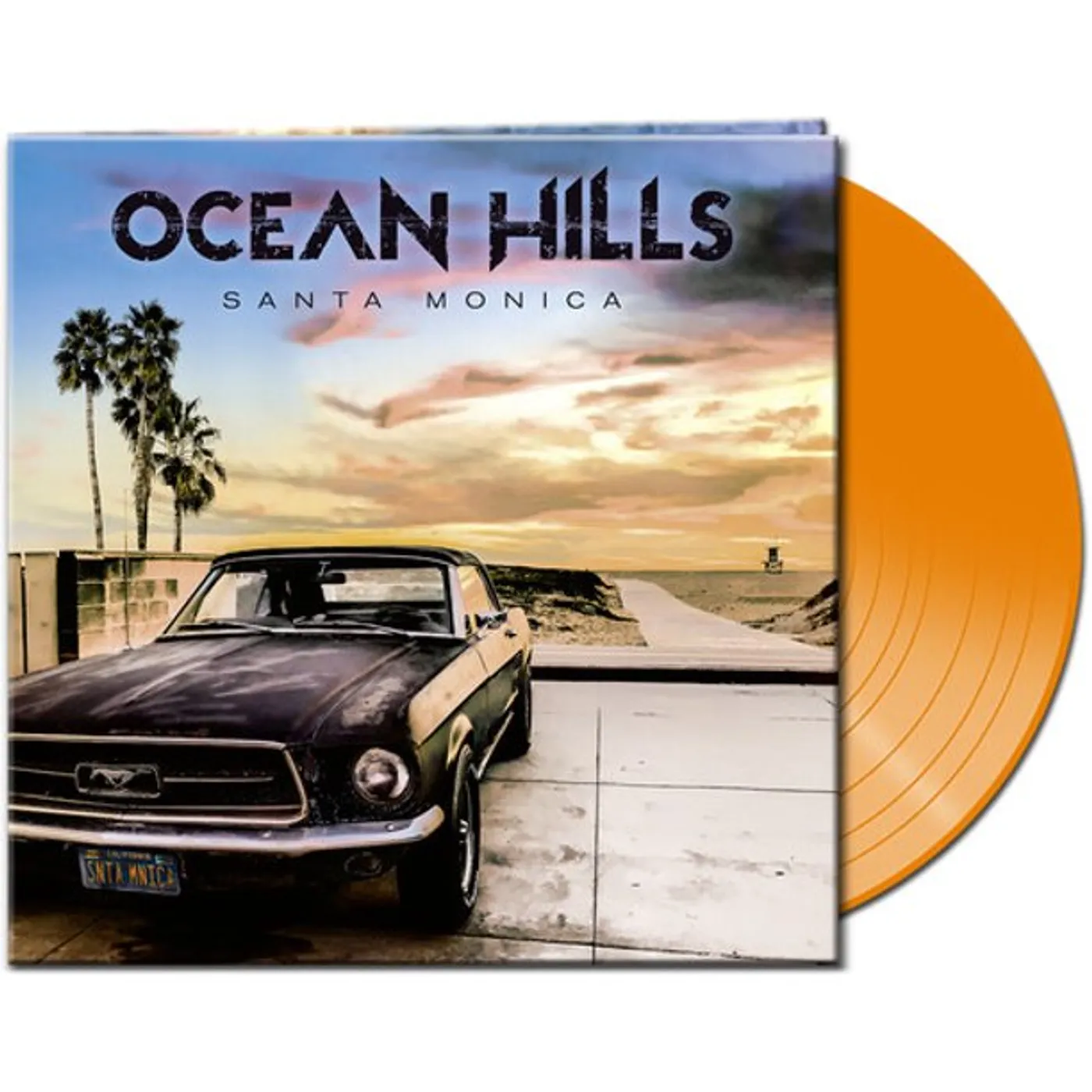 Ocean Hills SANTA MONICA (CLEAR CLEAR ORANGE VINYL) Vinyl Record