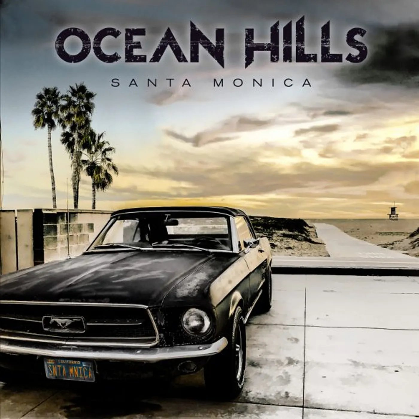 Ocean Hills SANTA MONICA (CLEAR LIGHT BLUE VINYL) Vinyl Record