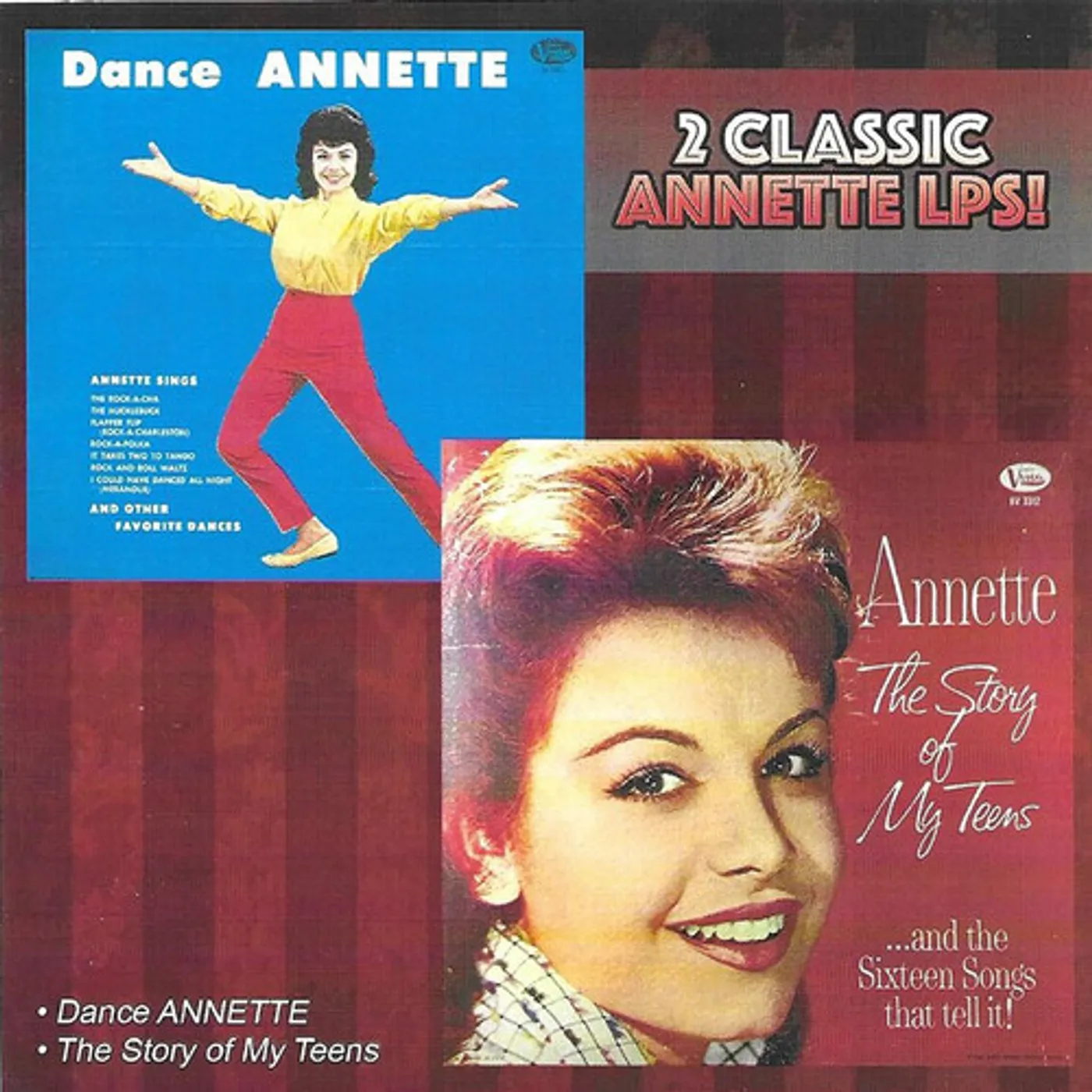 Annette Funicello DANCE ANNETTE / STORY OF MY TEENS & RARE BONUS CD