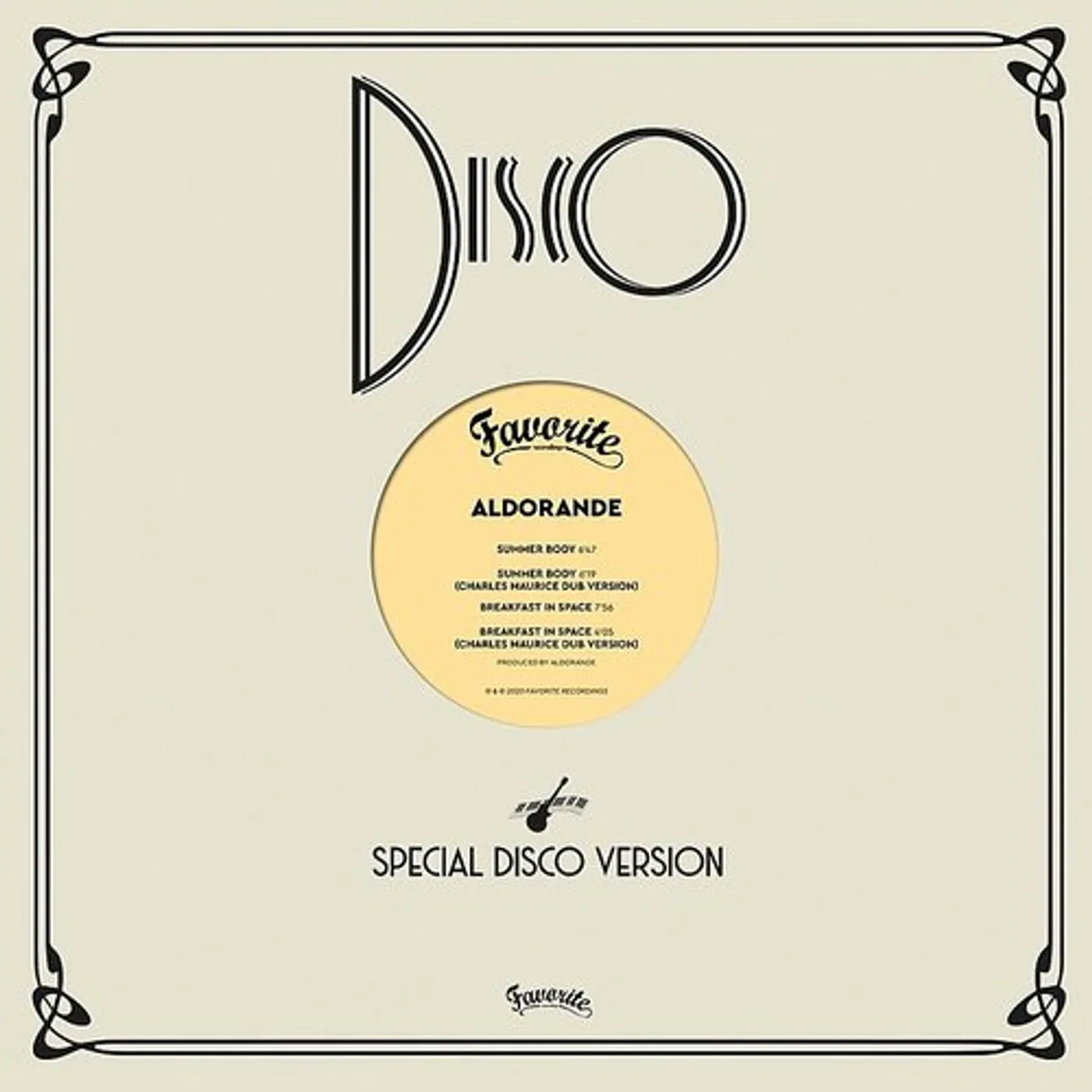 Aldorande Summer Body / Breakfast in Space Vinyl Record