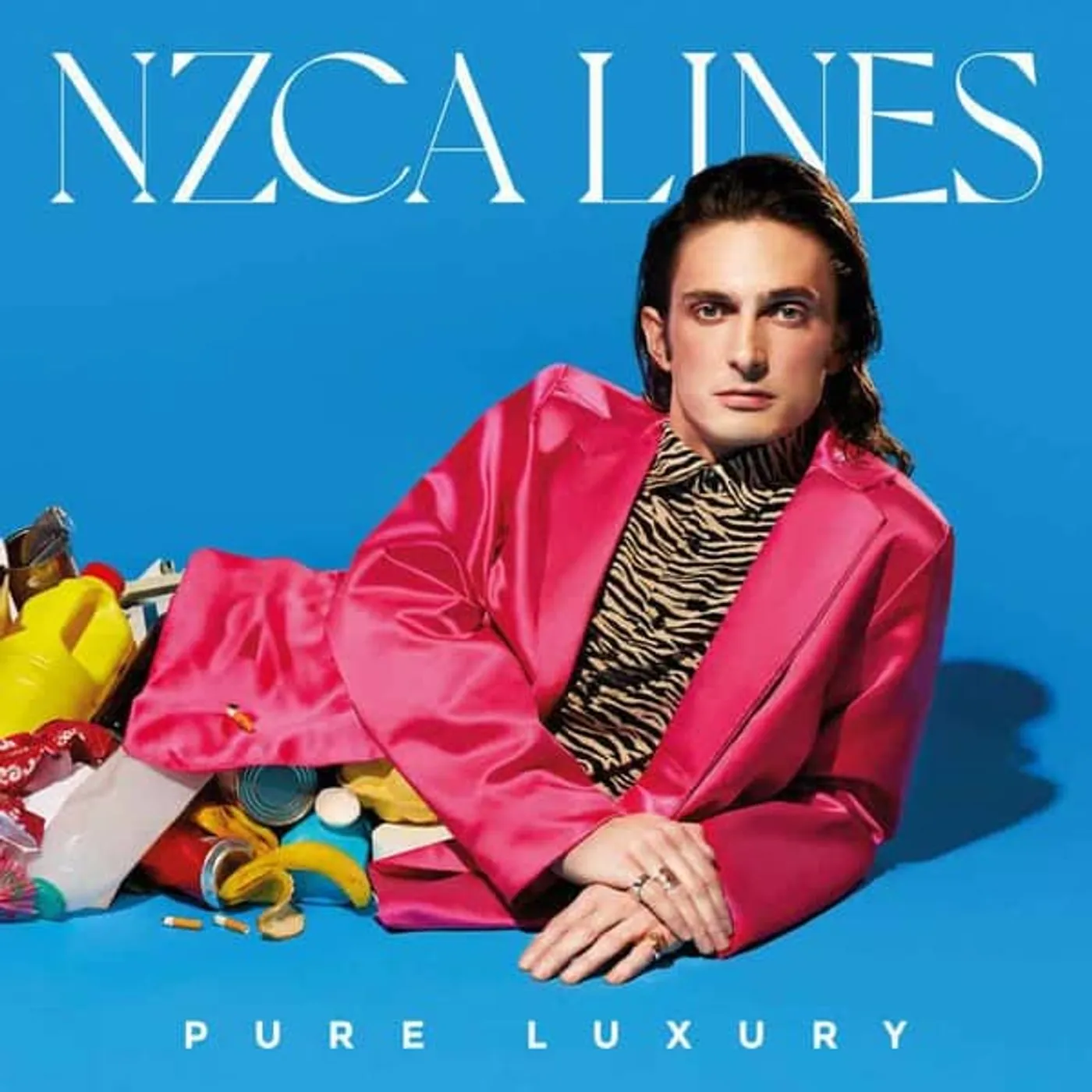 NZCA LINES PURE LUXURY (NEON PINK VINYL/DL CARD) (I) Vinyl Record