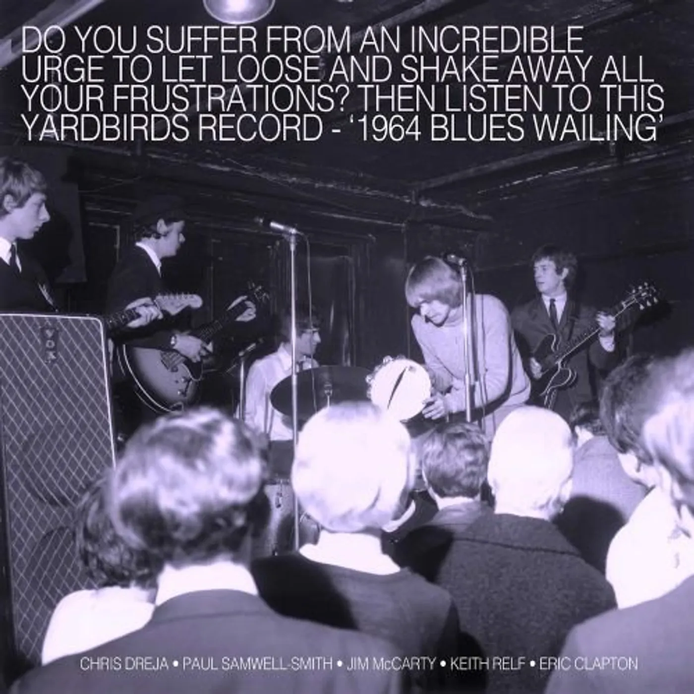 BLUES WAILING: FIVE LIVE The Yardbirds 1964 Vinyl Record