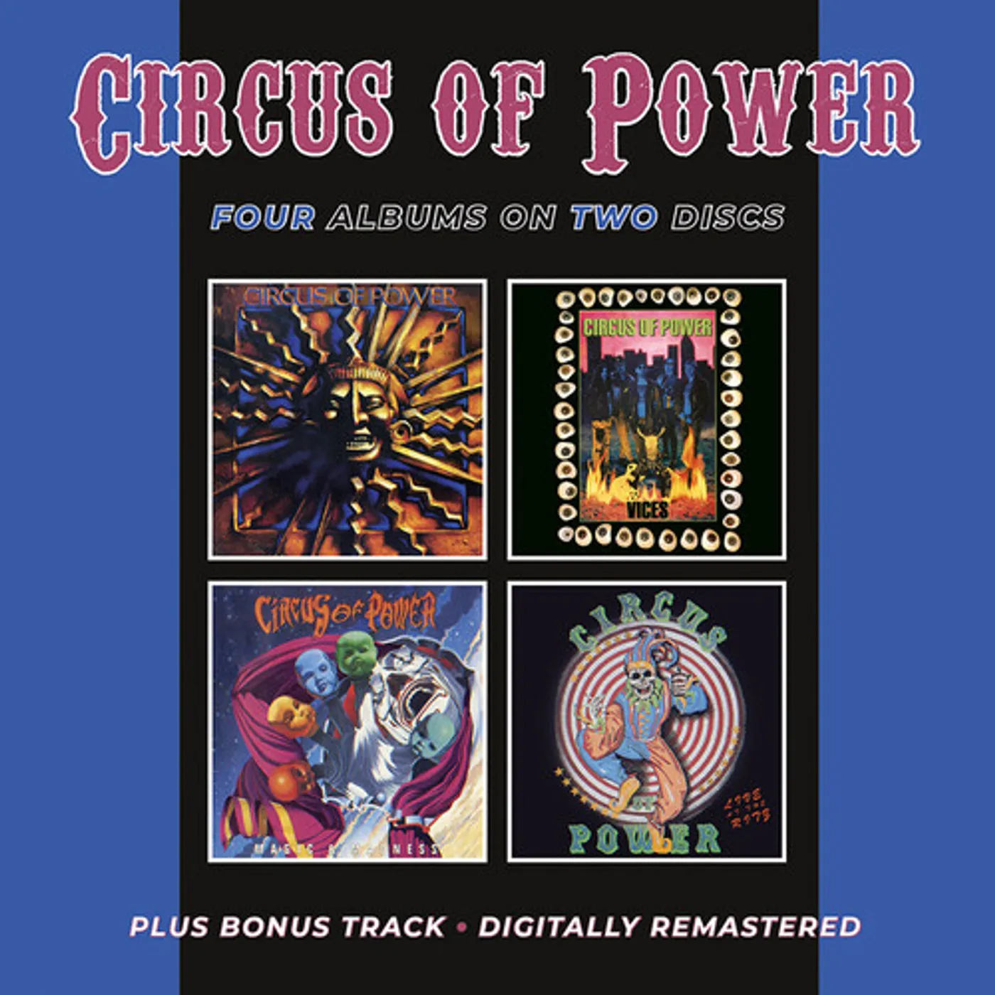 CIRCUS OF POWER / VICES / MAGIC & MADNESS / LIVE CD