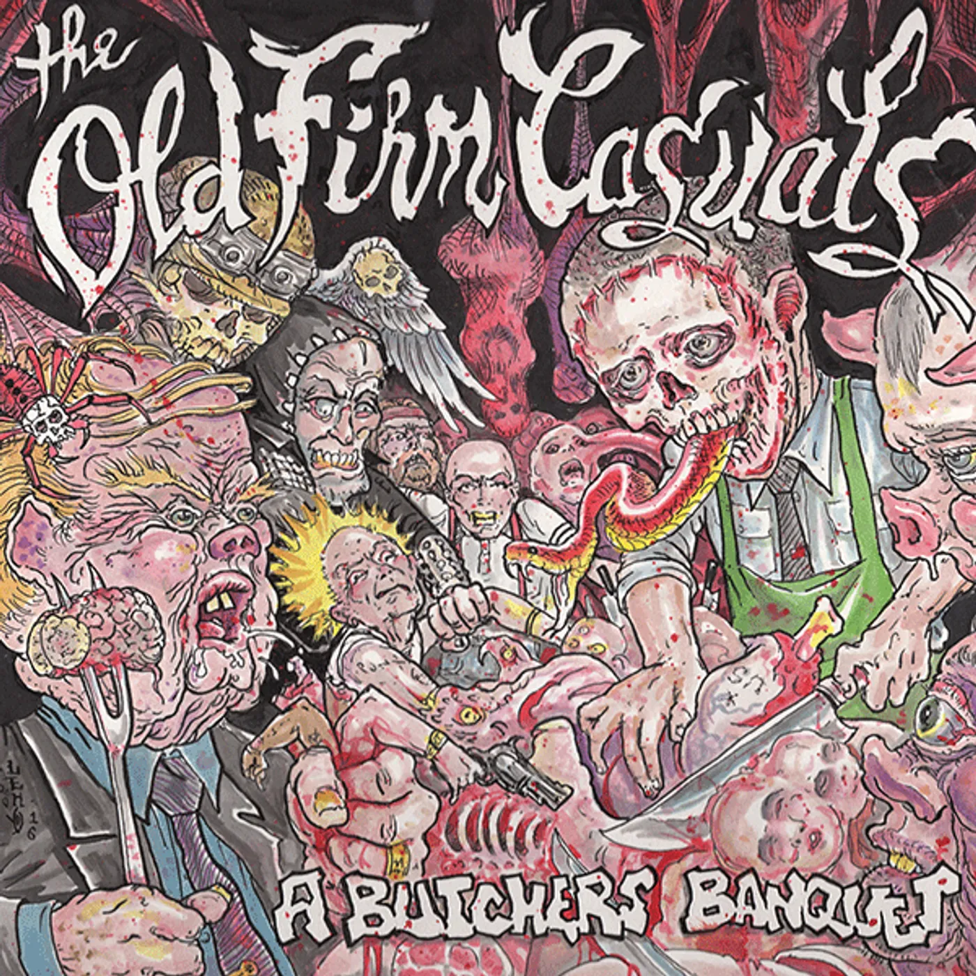 The Old Firm Casuals BUTCHER'S BANQUET Vinyl Record