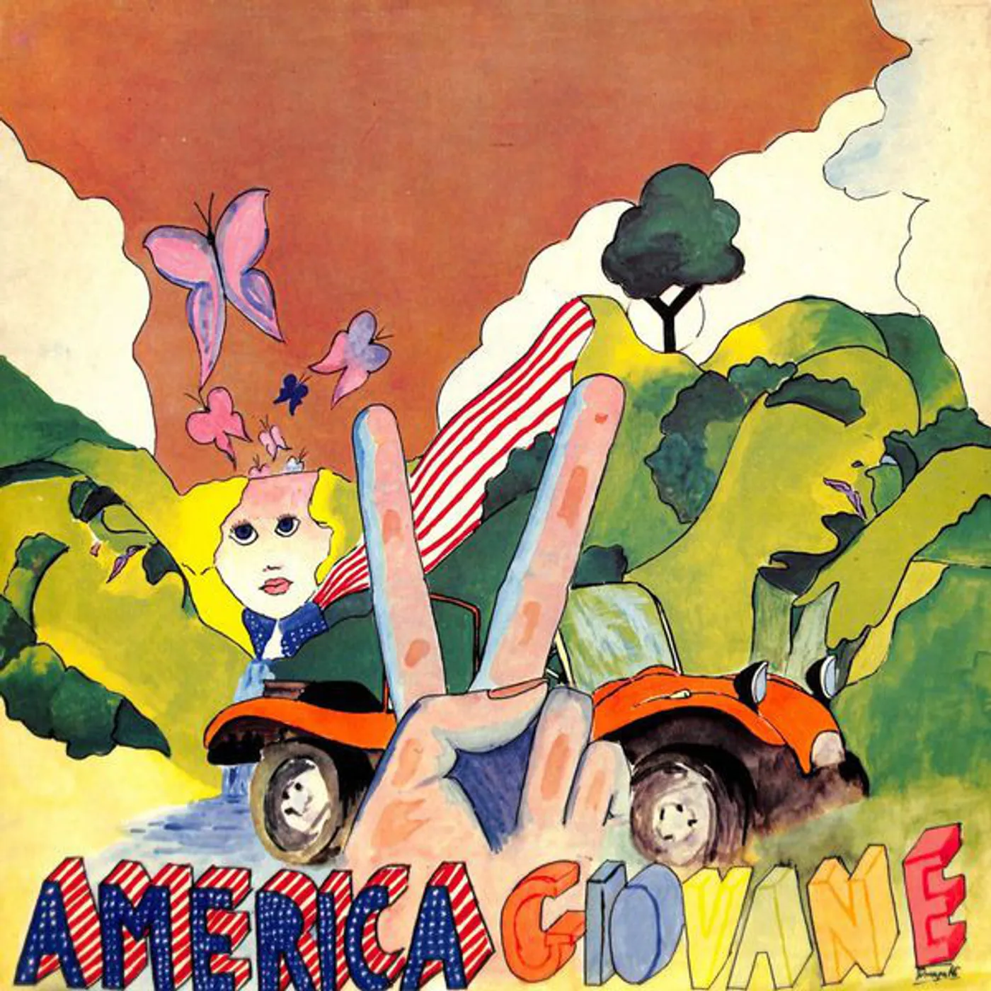 Remigio Ducros AMERICA GIOVANE / Original Soundtrack Vinyl Record