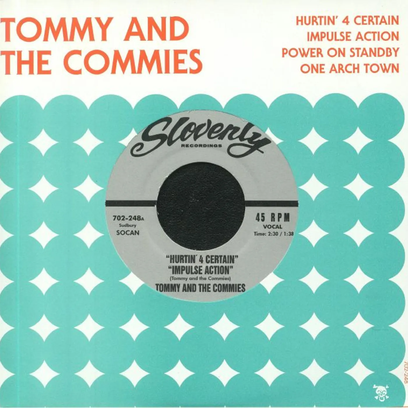 Tommy and the Commies Hurtin' 4 Certain Vinyl Record