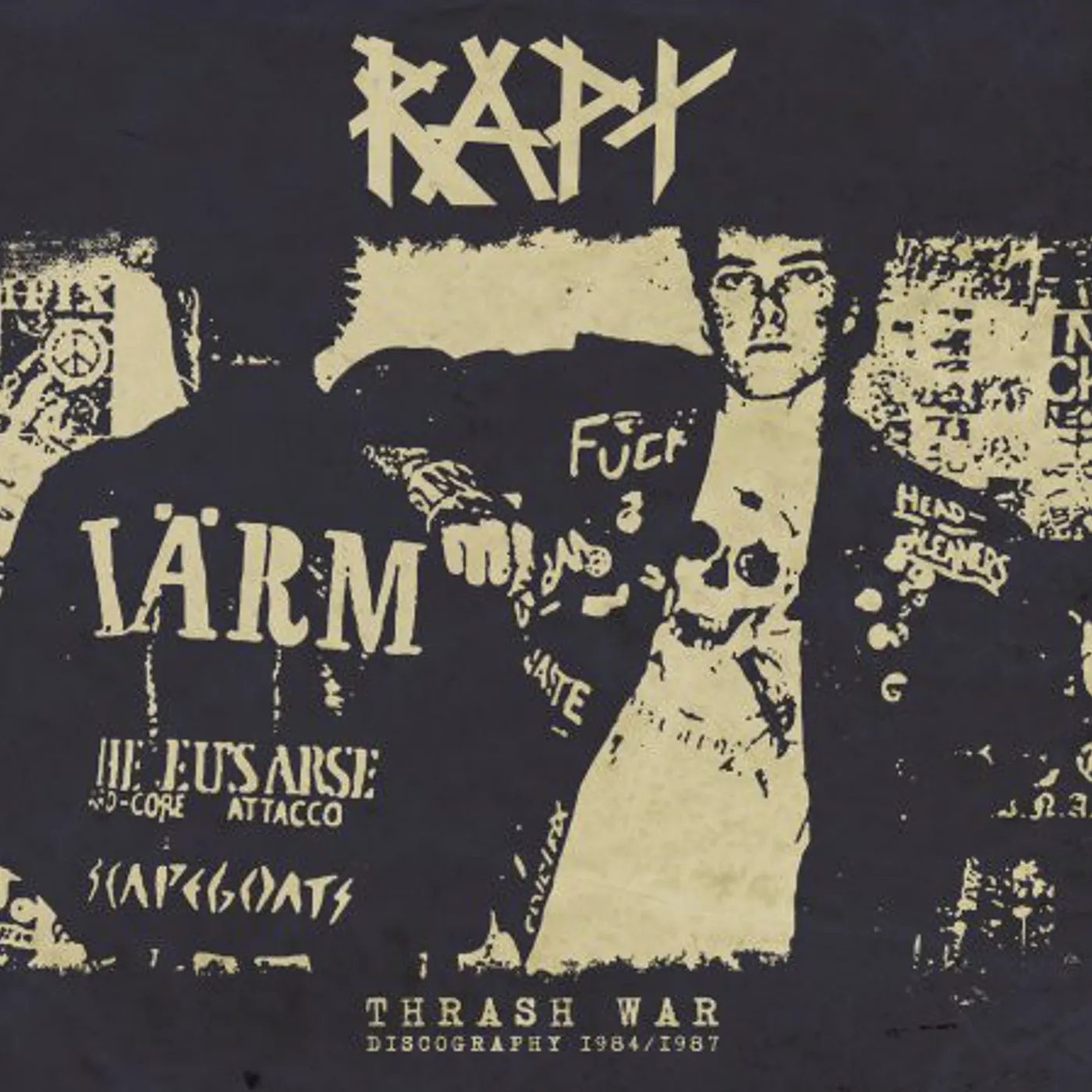 Rapt THRASH WAR: DISCOGRAPHY 1984-1987 Vinyl Record