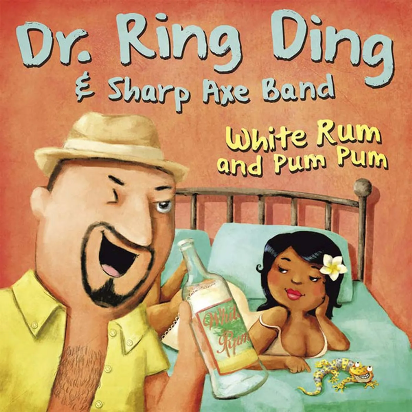 Dr.Ring Ding & Sharp Axe Band WHITE RUM & PUM PUM Vinyl Record