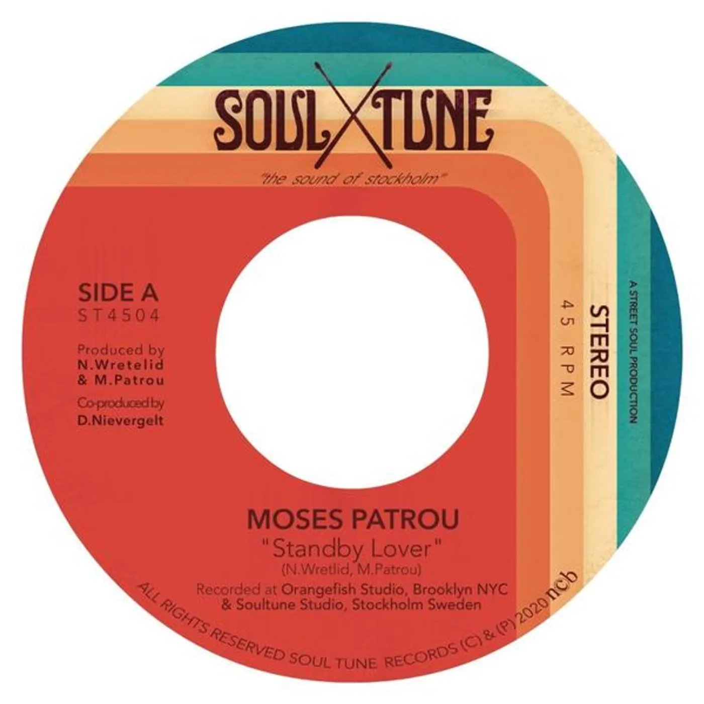 Moses Patrou STANDBY LOVER / GOOD ENOUGH Vinyl Record