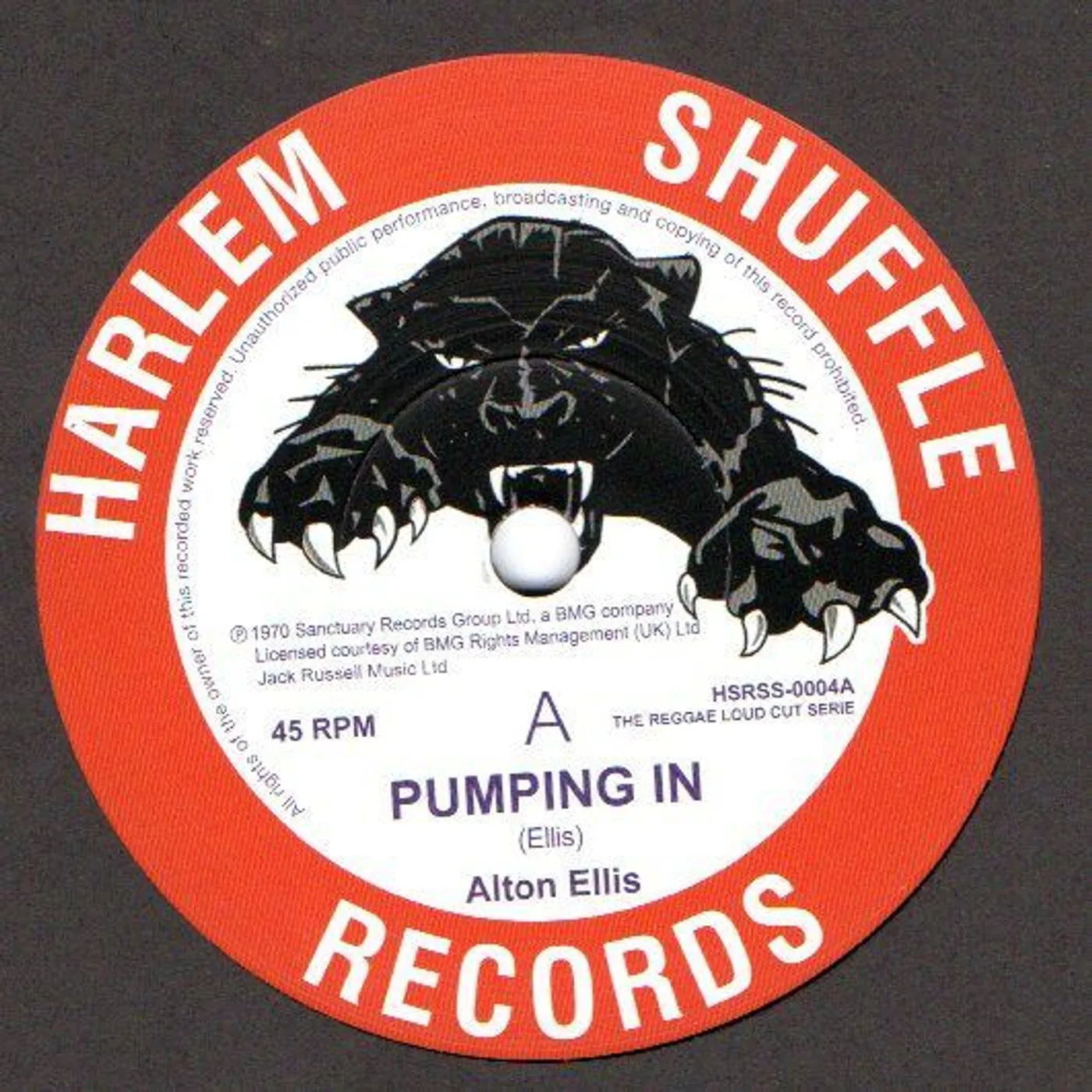 Alton Ellis PUMPING IN / KNOCK ON WOOD Vinyl Record