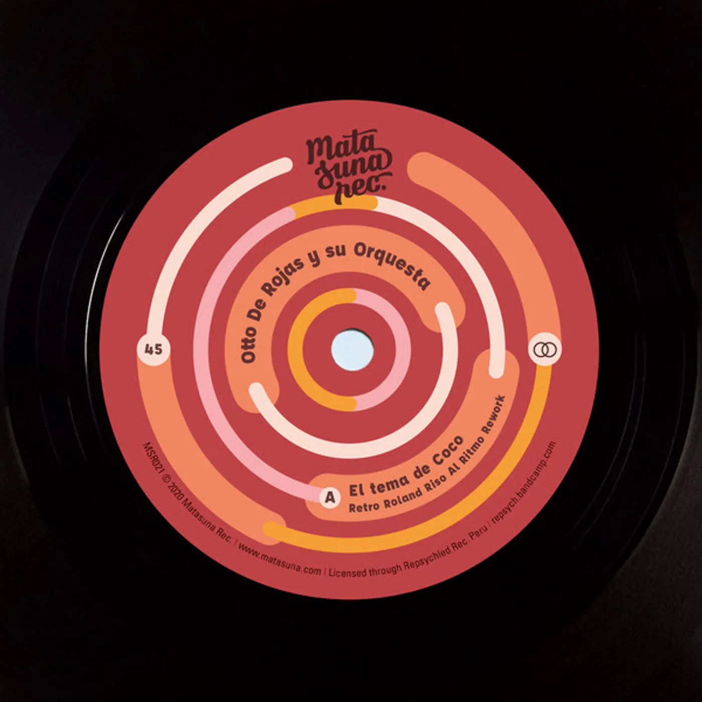 Otto Y Su Orquesta De Rojas EL TEMA DE COCO Vinyl Record