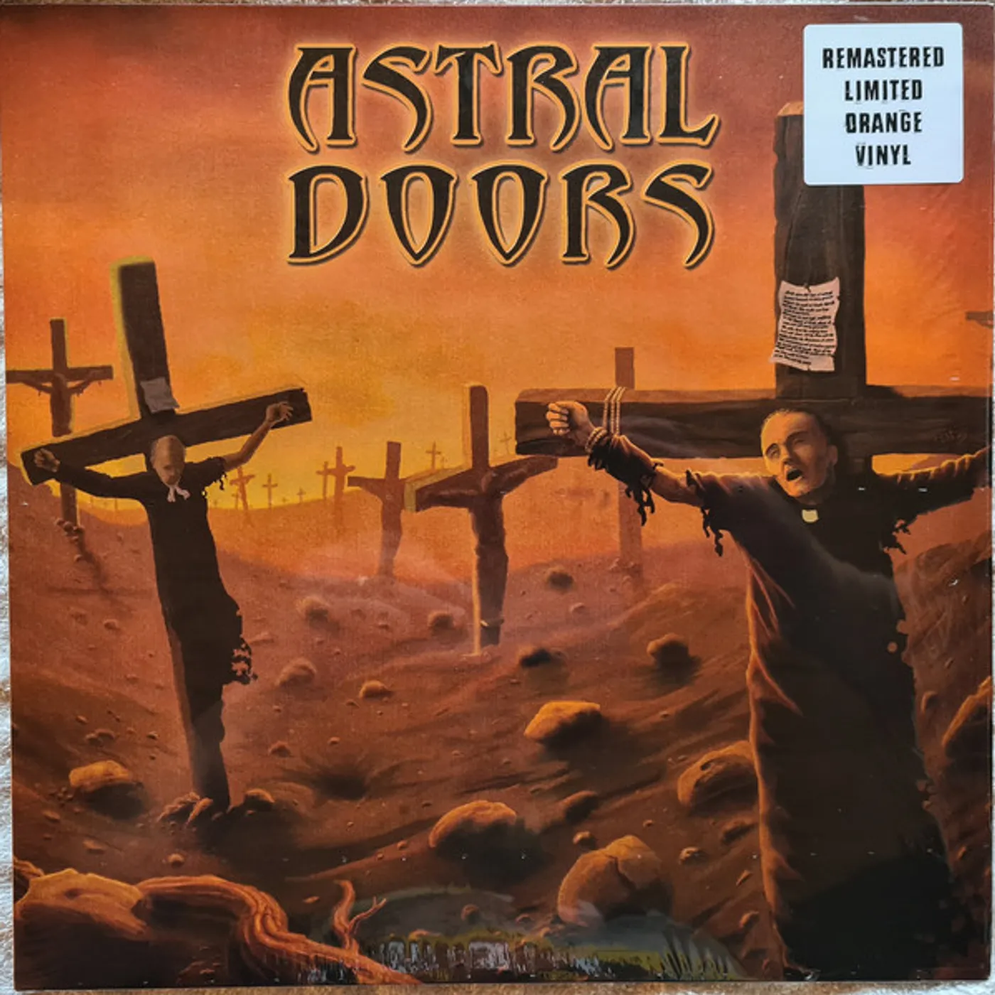 Astral Doors OF THE SON & THE FATHER (ORANGE VINYL) Vinyl Record