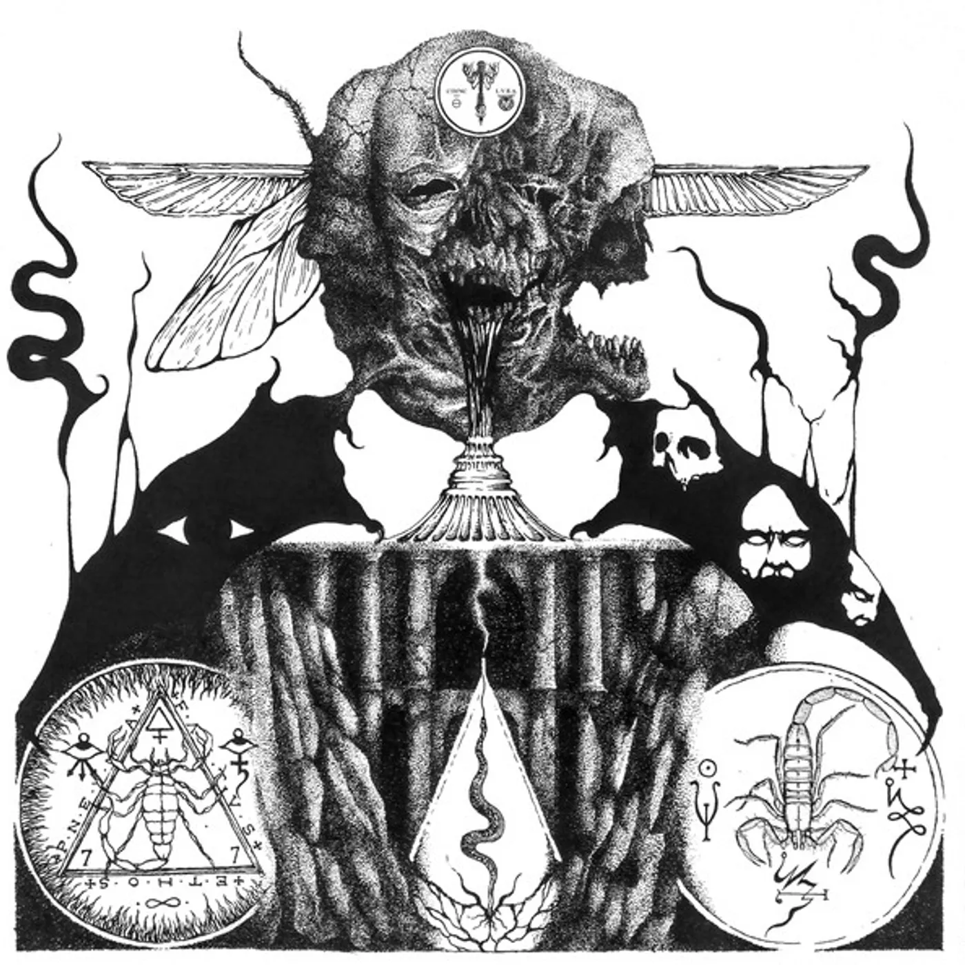Cthonica TYPHOMANTEIA: SACRED TRIARCHY OF SPIRITUAL Vinyl Record