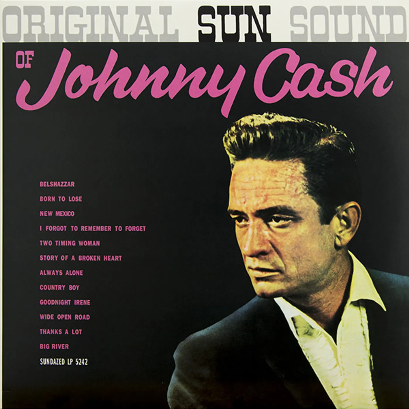 Original Sun Sound of Johnny Cash Vinyl Record