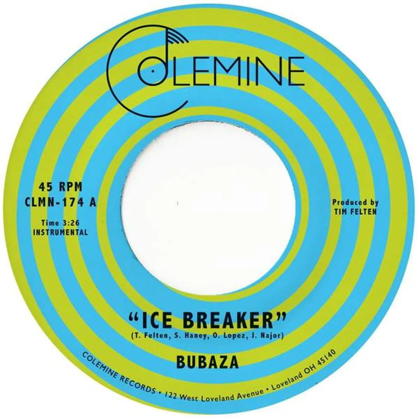Bubaza ICE BREAKER (ORANGE VINYL) Vinyl Record