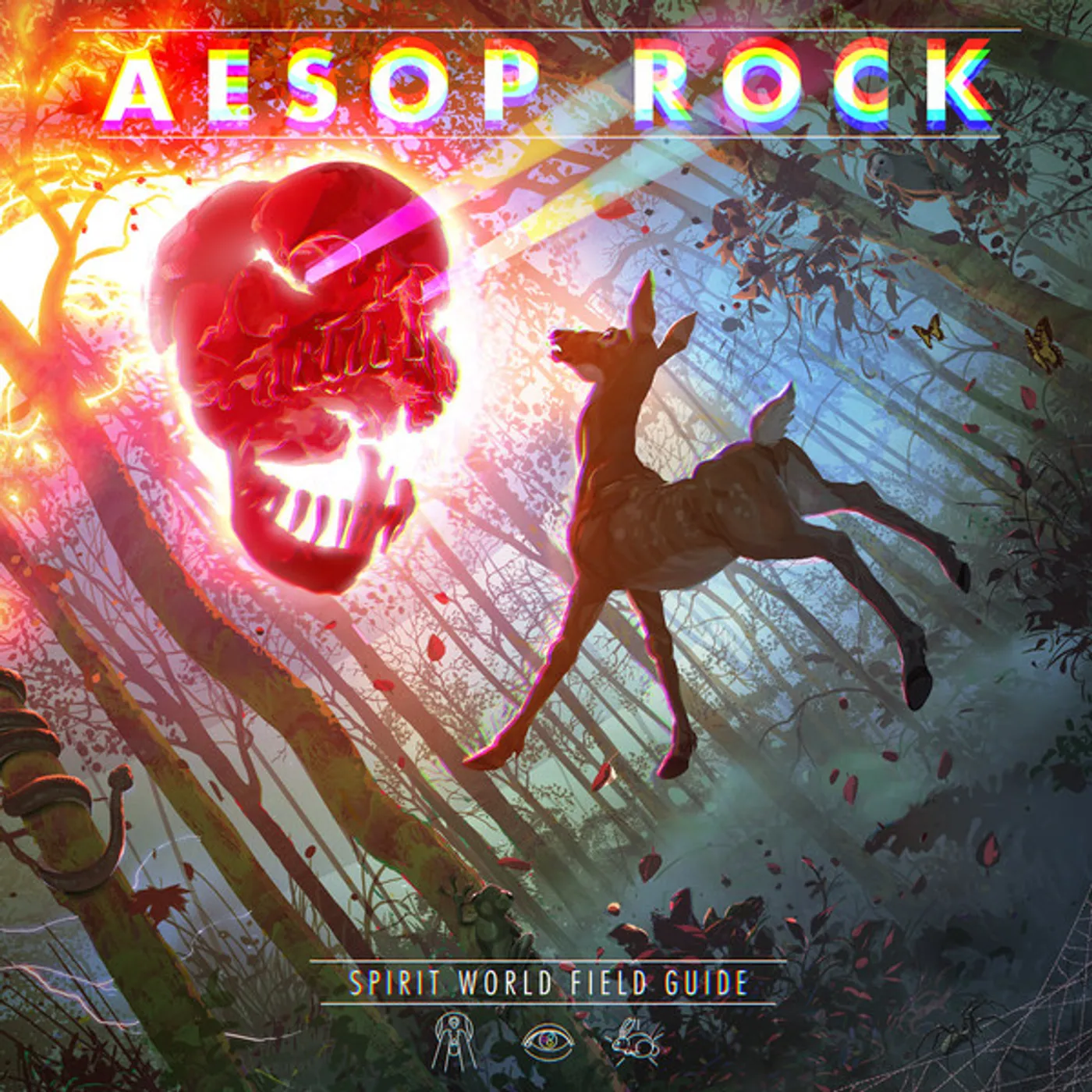 Aesop Rock SPIRIT WORLD FIELD GUIDE (ULTRA CLEAR VINYL) Vinyl Record