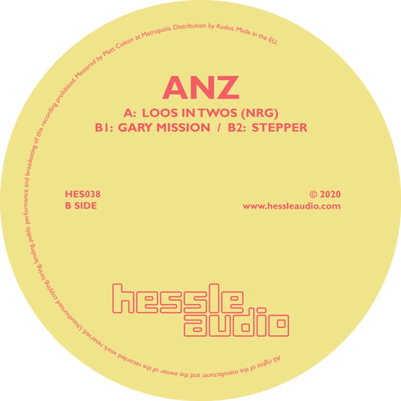 Anz LOOS IN TWOS (NRG) Vinyl Record