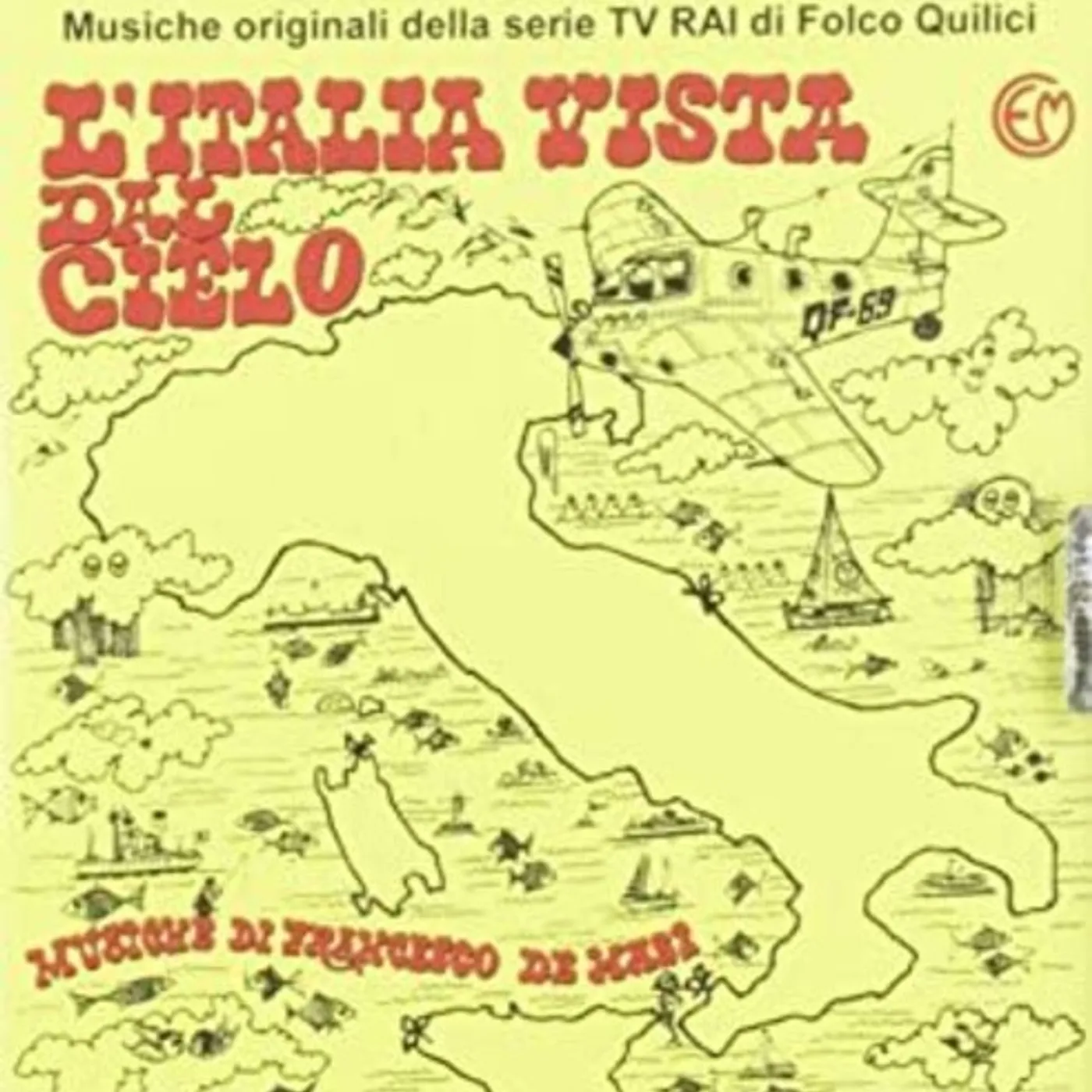 Francesco De Masi L'ITALIA VISTA DAL CIELO / Original Soundtrack CD