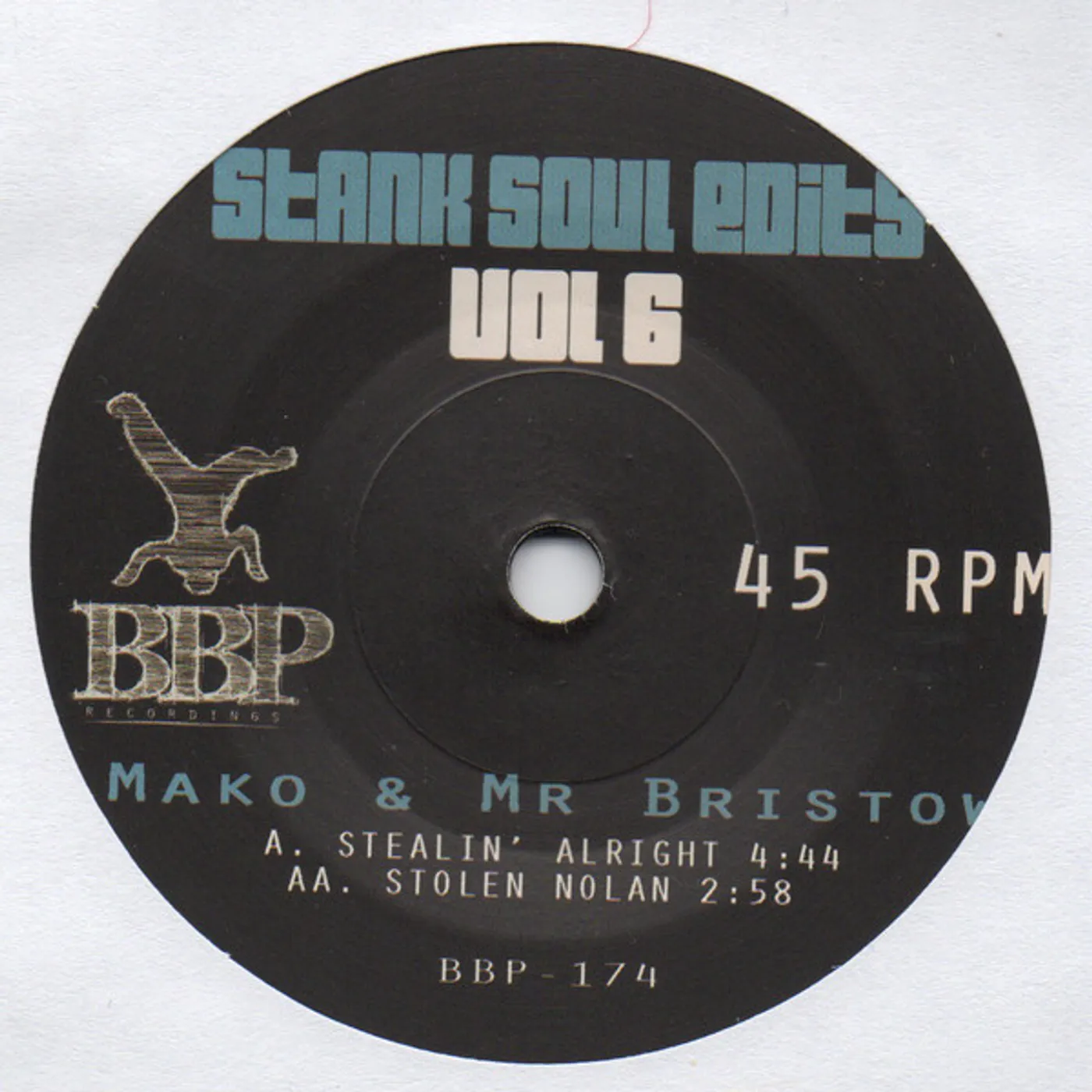 Mako & Mr Bristow STANK SOUL EDITS VOL. 6 Vinyl Record