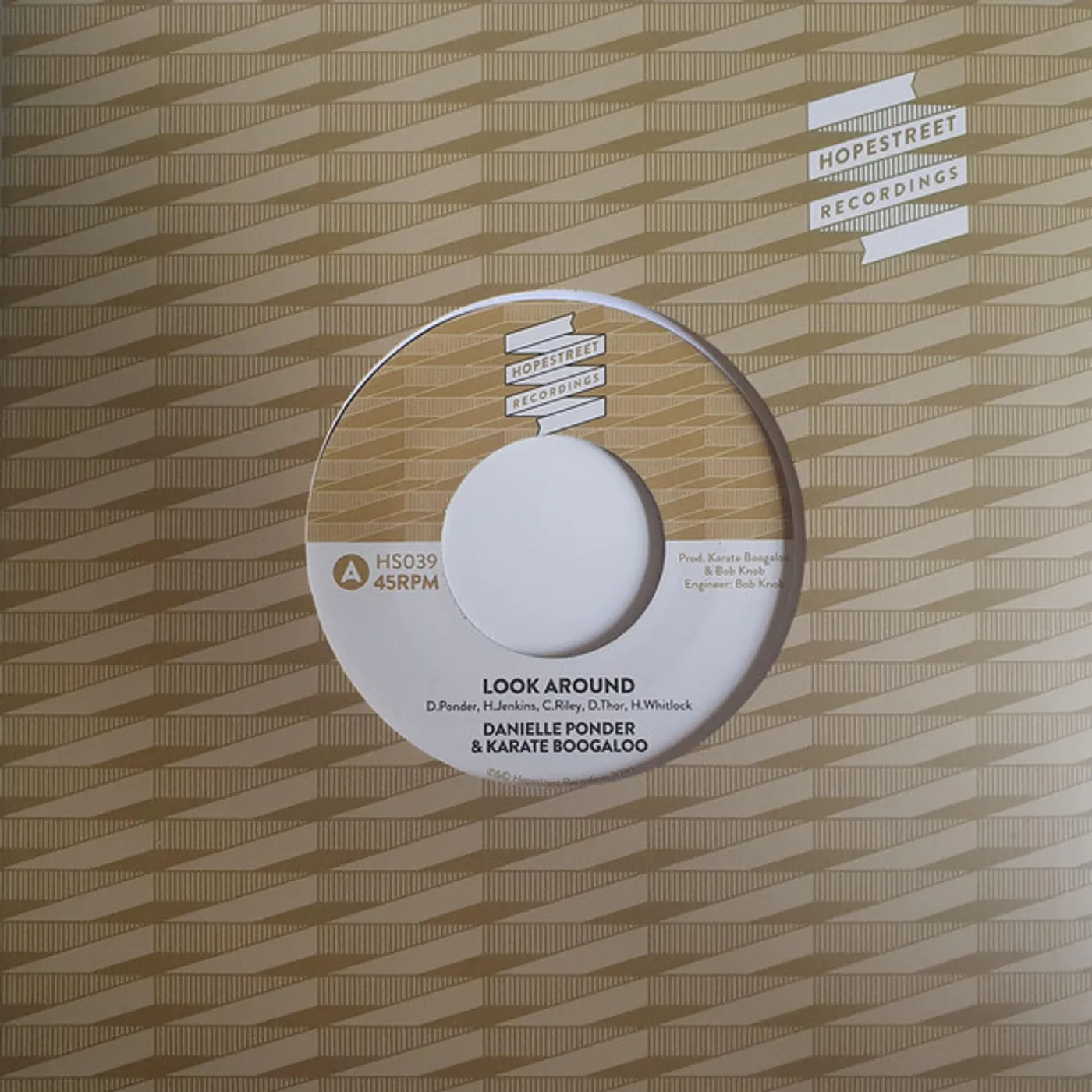 Danielle Ponder / Karate Boogaloo LOOK AROUND / LITTLE BIT Vinyl Record
