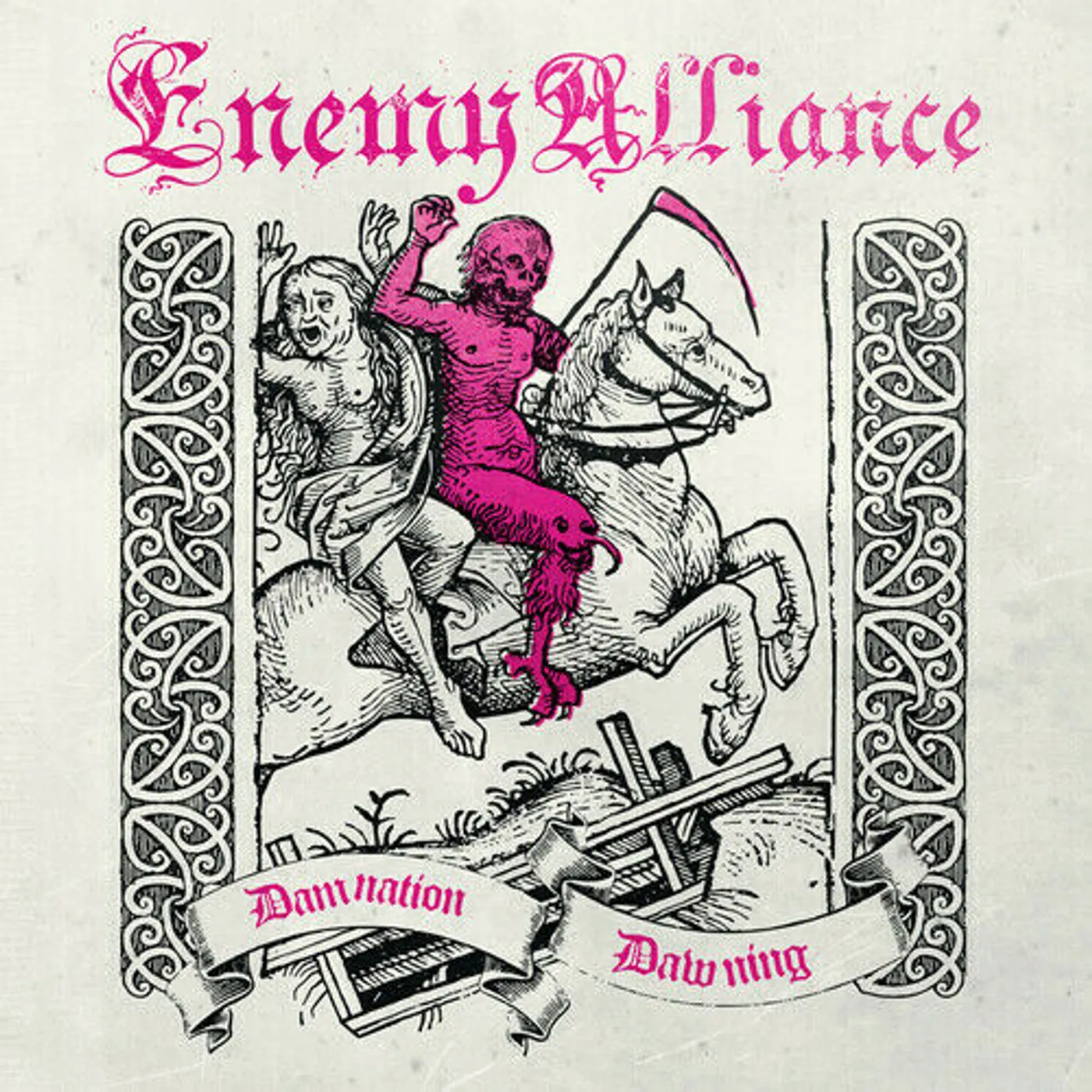 Enemy Alliance DAMNATION DAWNING (ROSA VINYL) Vinyl Record
