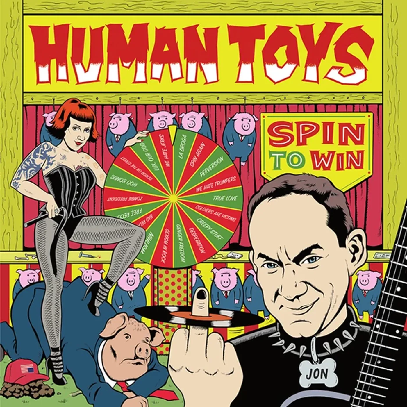 Human Toys SPIN TO WIN Vinyl Record