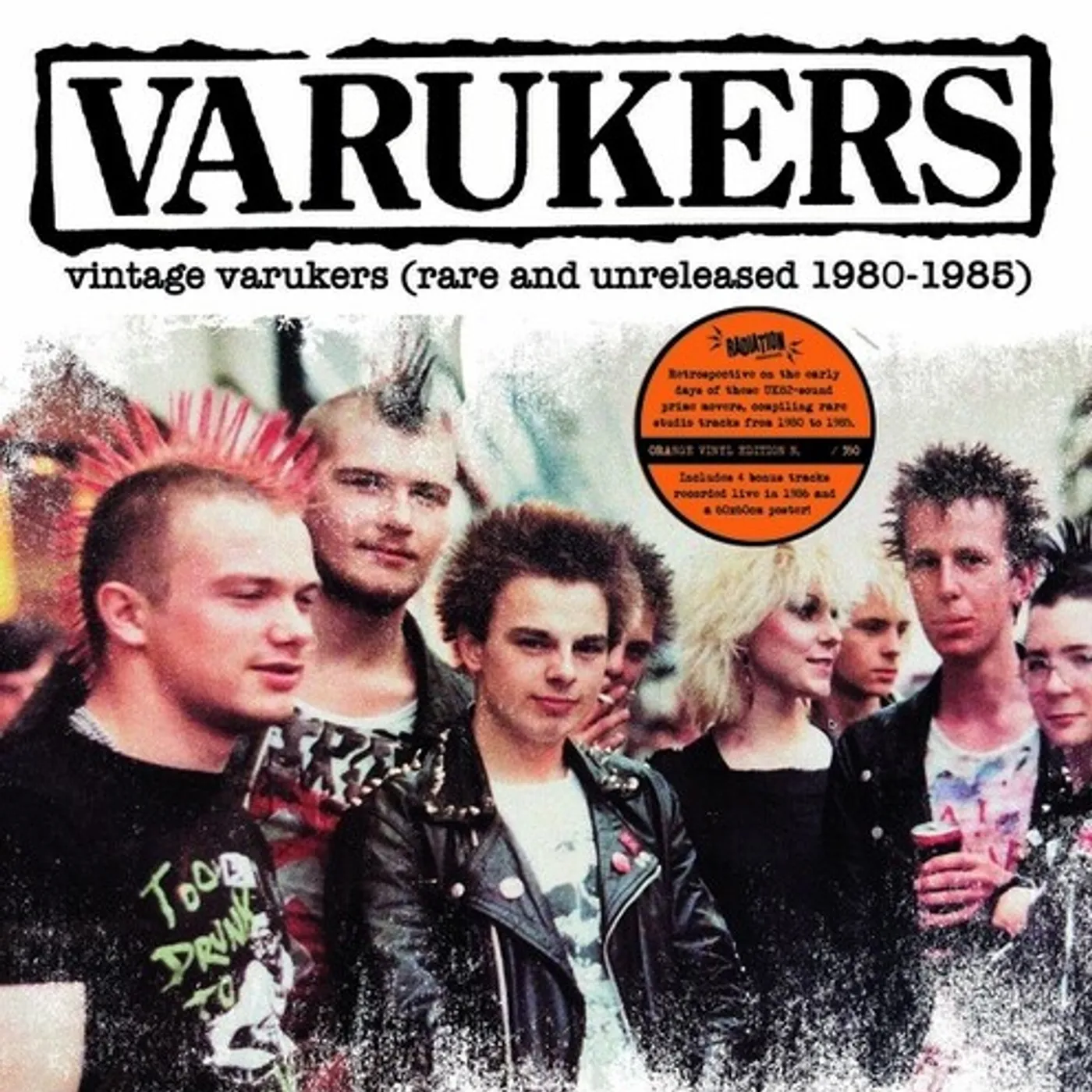 VINTAGE The Varukers Vinyl Record