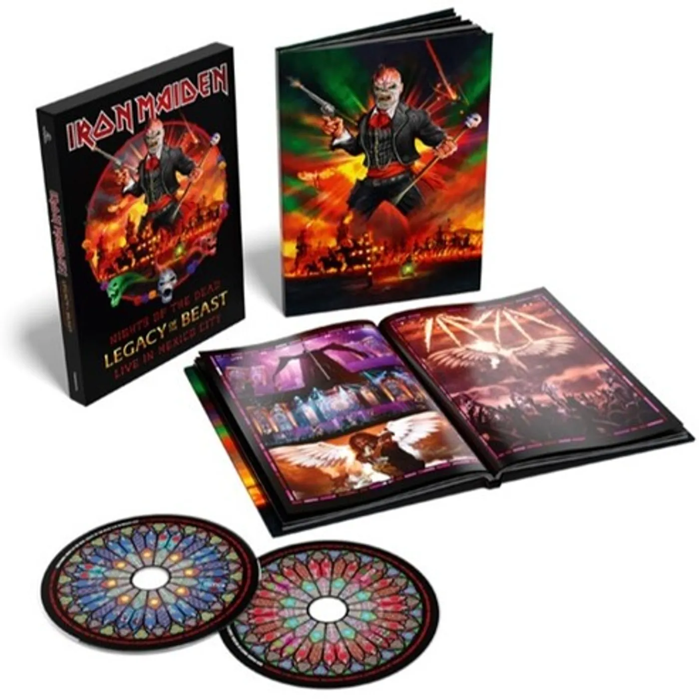 Iron Maiden NIGHTS OF THE DEAD, LEGACY OF THE BEAST: LIVE IN MEXICO CITY (X) (DELUXE/2CD/BOOK) CD