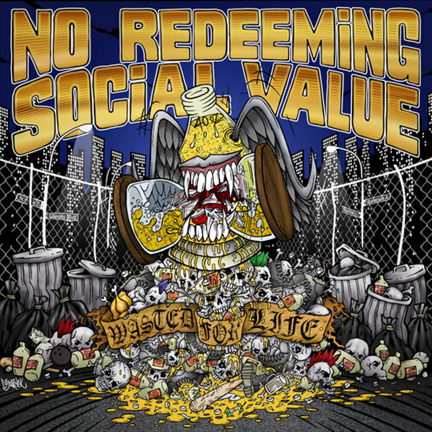 No Redeeming Social Value WASTED FOR LIFE CD