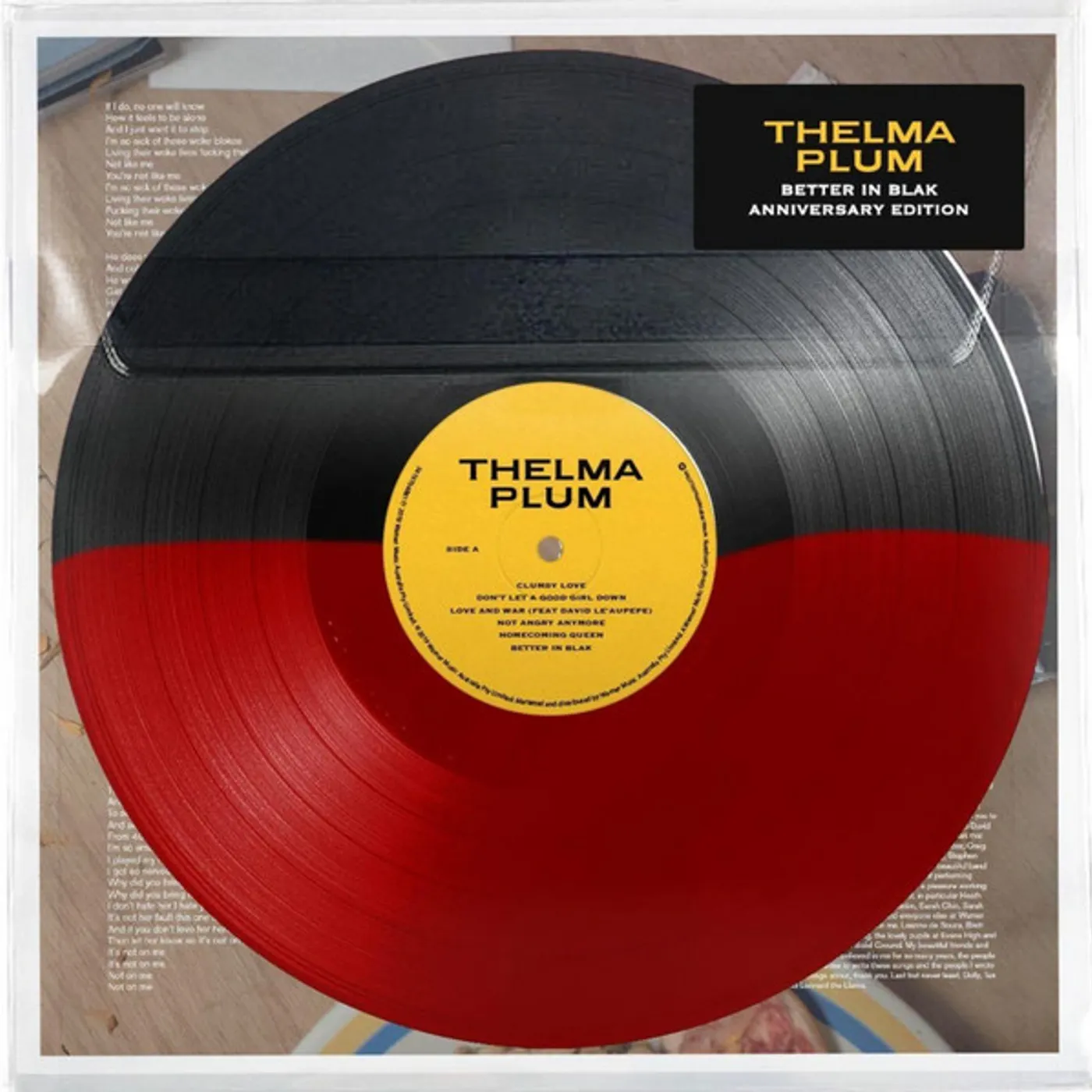 Thelma Plum BETTER IN BLAK: ANNIVERSARY EDITION VINYL Vinyl Record