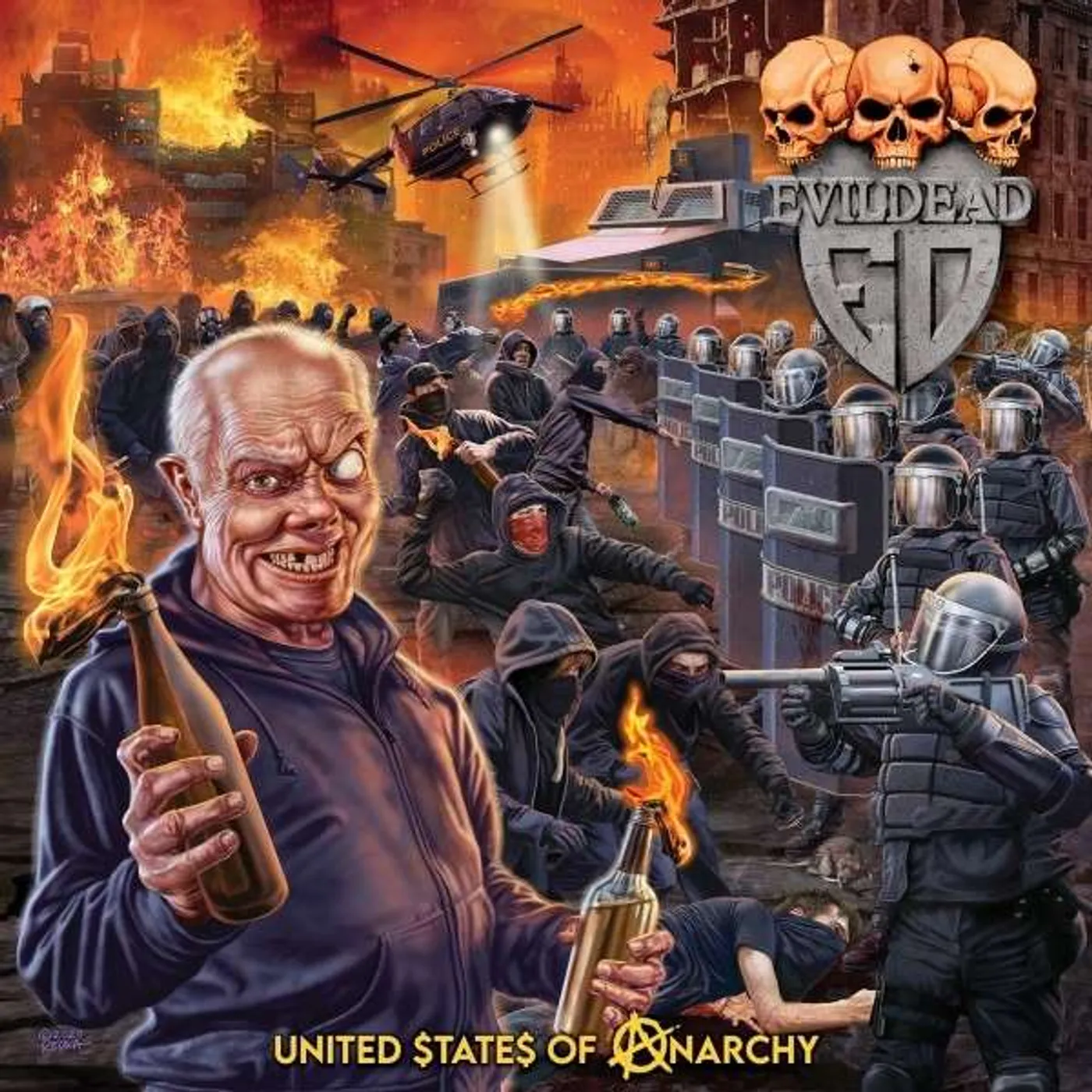 Evildead United States Of Anarchy Vinyl Record