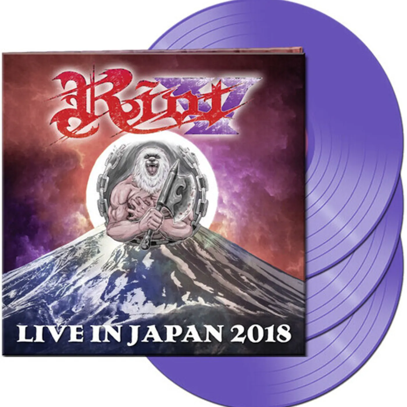 RIOT V LIVE IN JAPAN 2018 (PURPLE VINYL) Vinyl Record