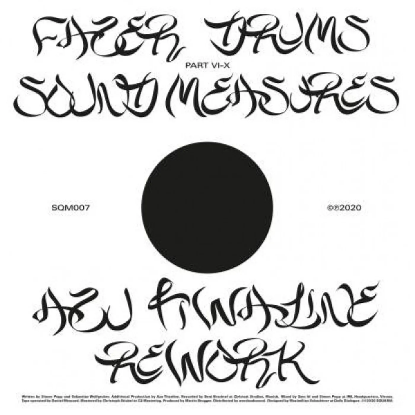 Fazer Drums SOUND MEASURES (AZU TIWALINE REWORK) Vinyl Record