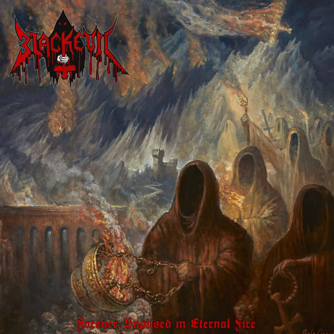 Blackevil Forever Baptised In Eternal Fire Vinyl Record