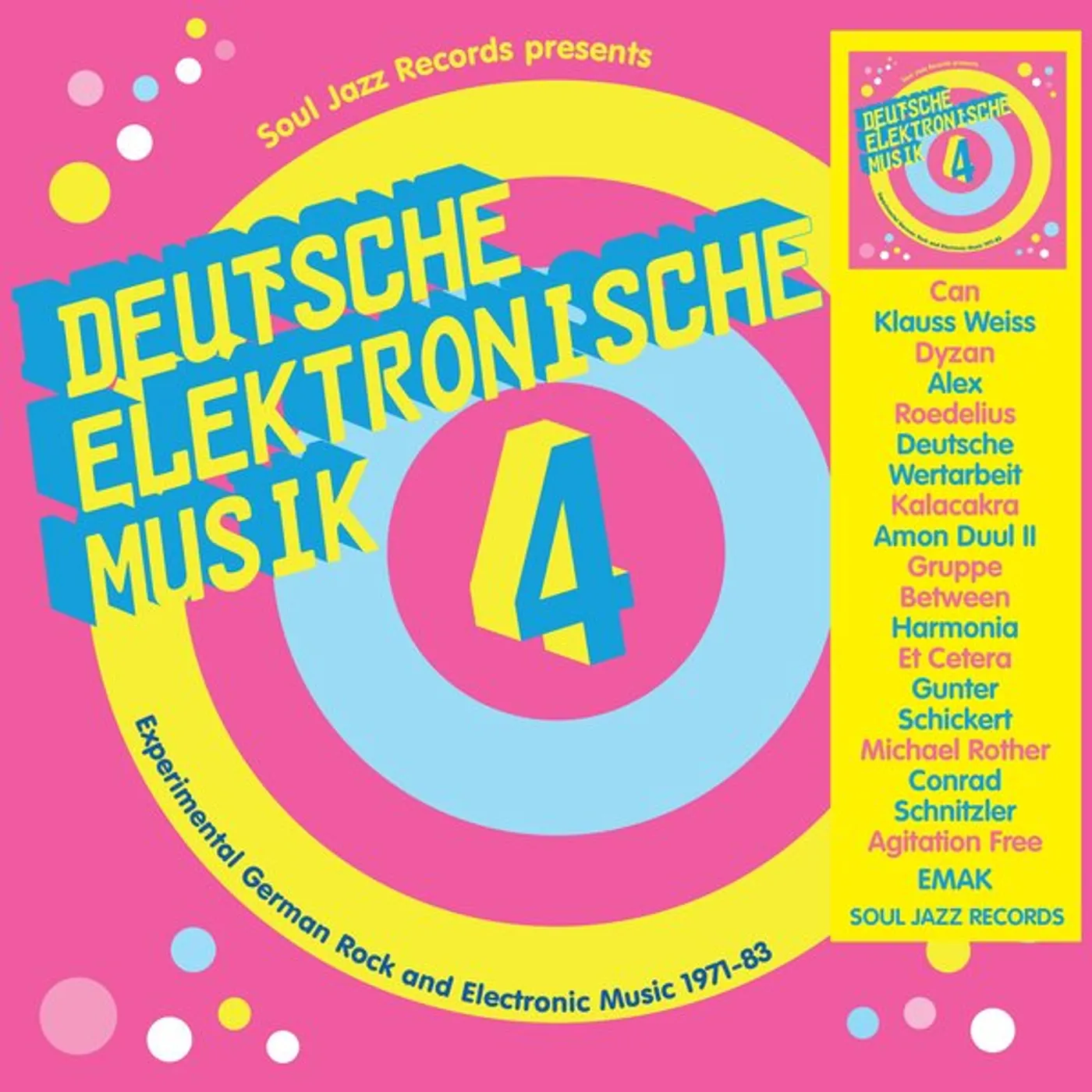 Soul Jazz Records DEUTSCHE ELEKTRONISCHE MUSIK 4 - EXPERIMENTAL Vinyl Record