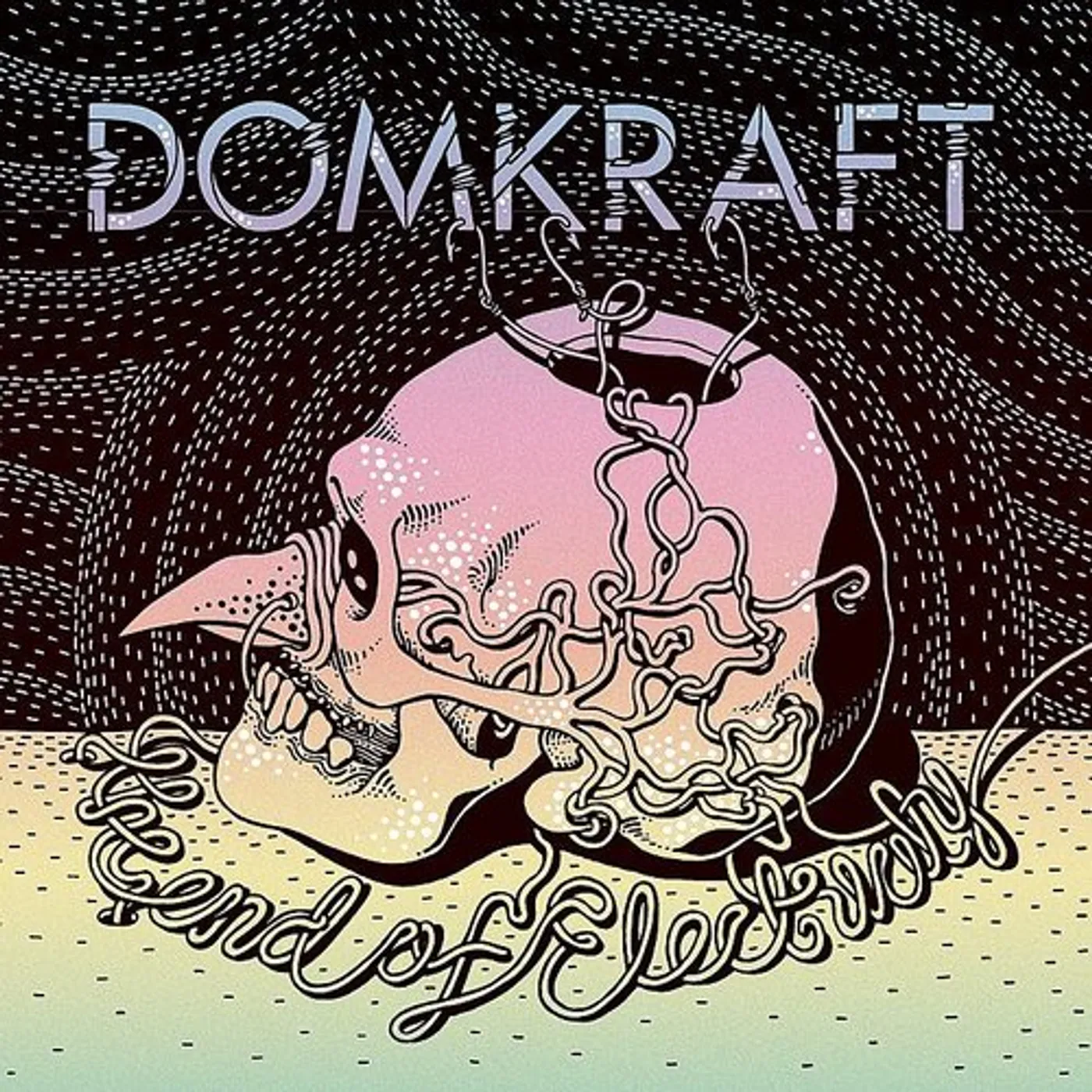 Domkraft END OF ELECTRICITY (OXBLOOD RED VINYL) Vinyl Record
