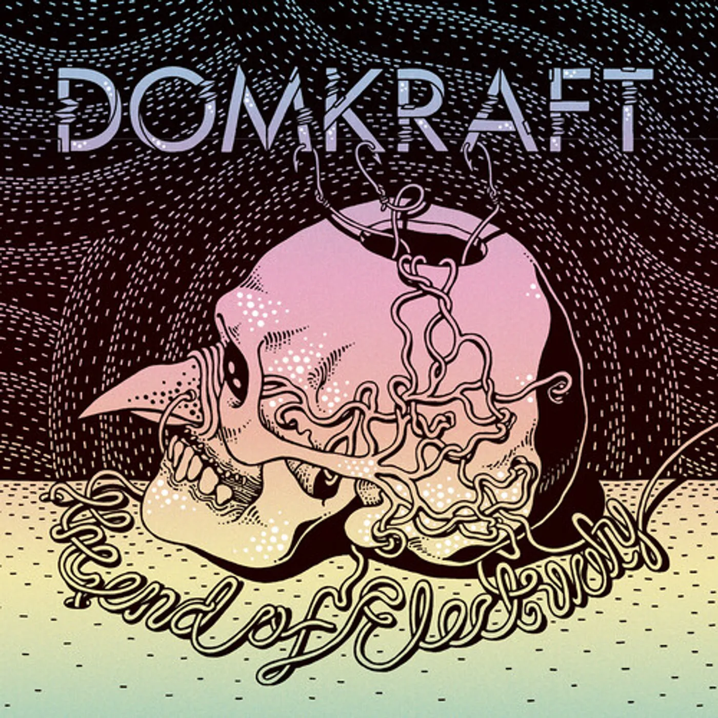 Domkraft END OF ELECTRICITY (OXBLOOD RED VINYL) Vinyl Record