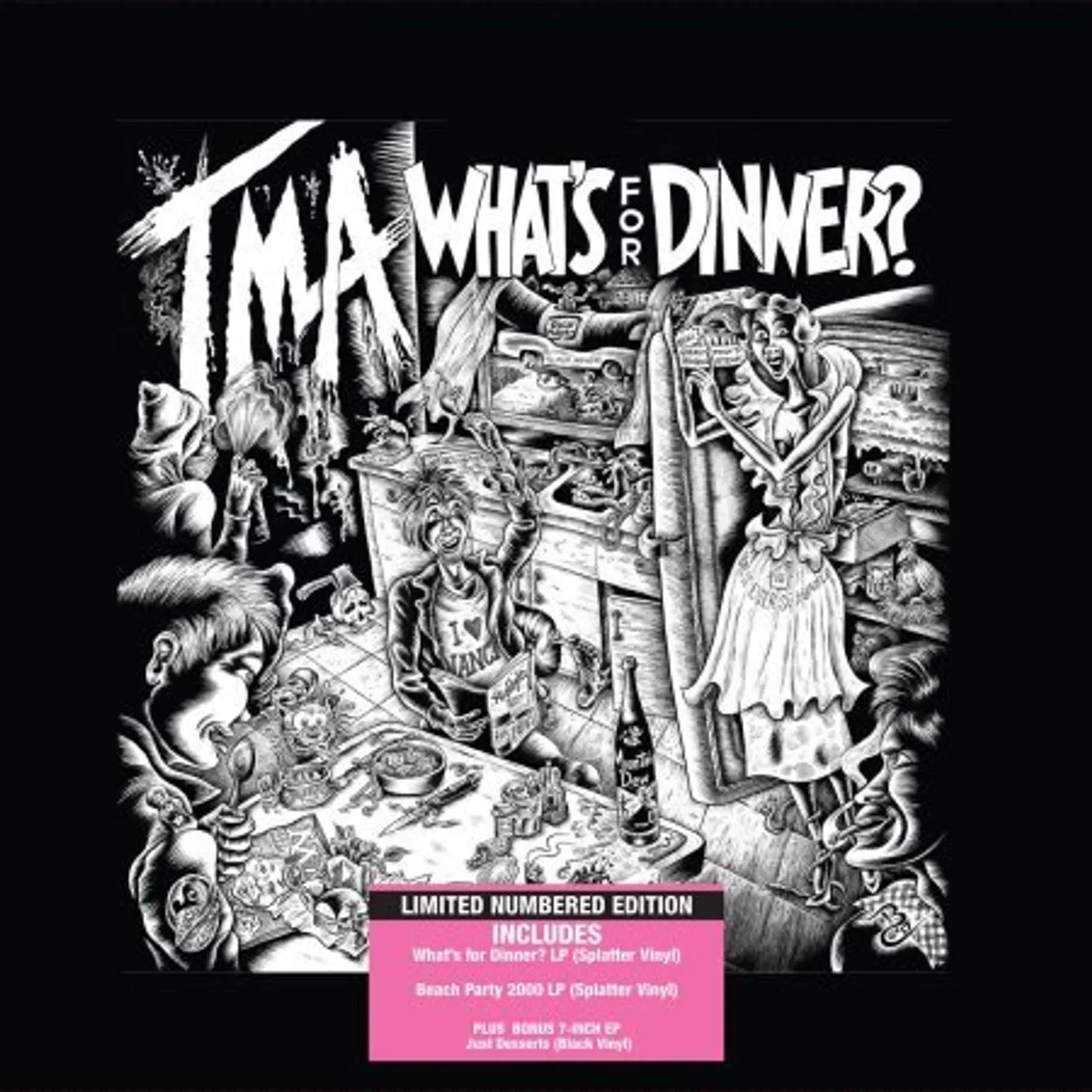 TMA WHAT'S FOR DINNER / BEACH PARTY 2000 Vinyl Record