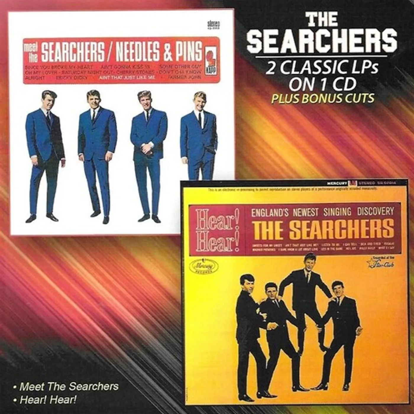 The Searchers MEET HEAR HEAR CD