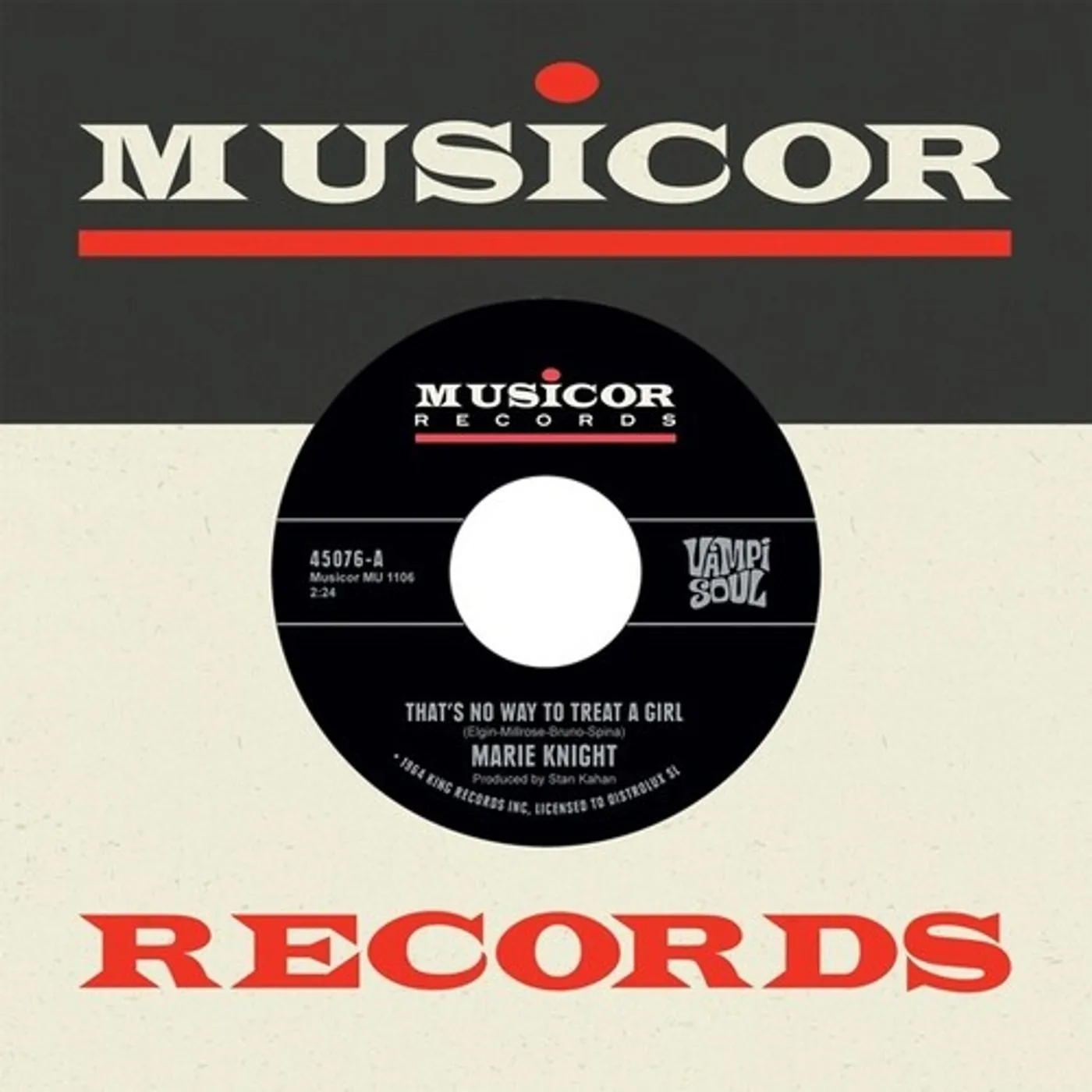 Marie Knight THAT'S NO WAY TO TREAT A GIRL / SAY IT AGAIN Vinyl Record