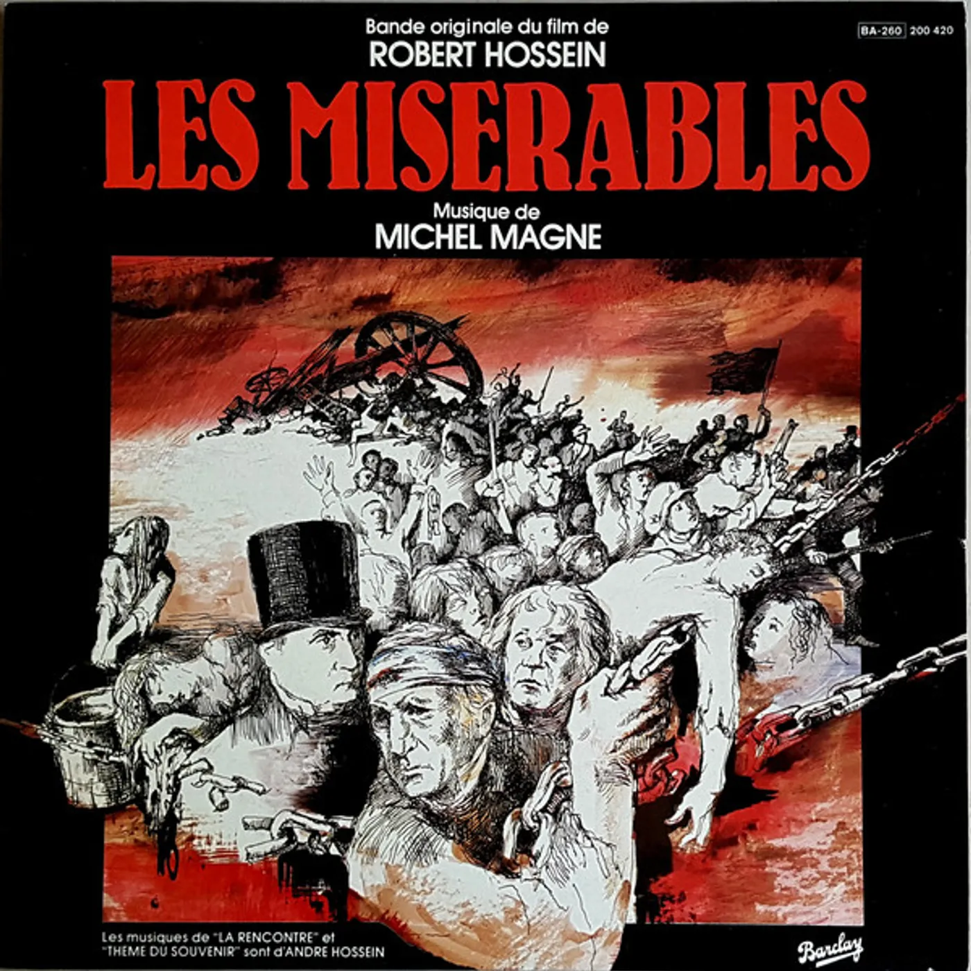 Michel Magne LES MISERABLES (1982) CD