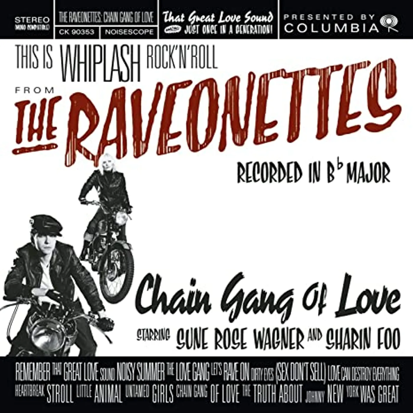 The Raveonettes CHAIN GANG OF LOVE (TRANSLUCENT RED VINYL) Vinyl Record