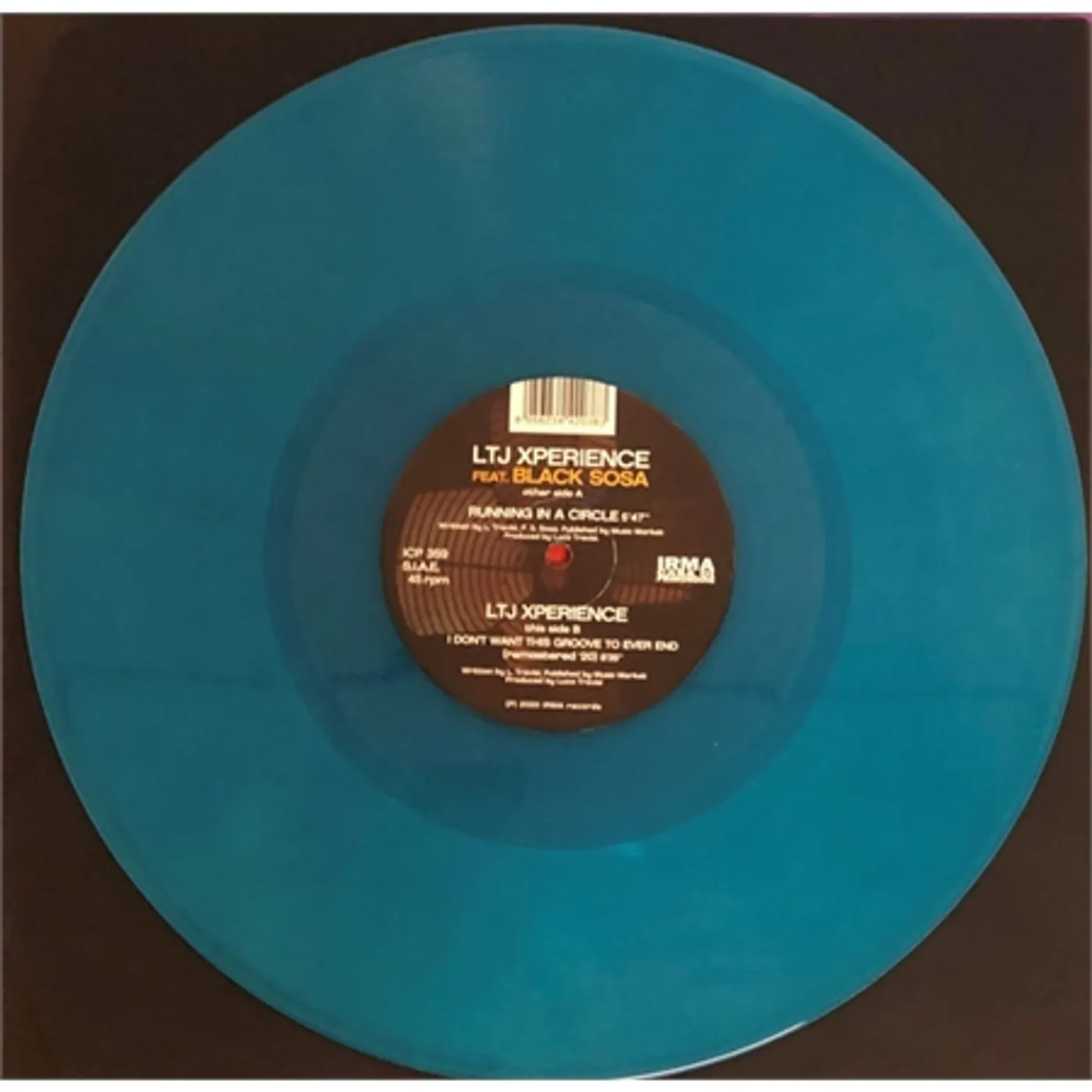 Ltj Xperience / Black Sosa RUNNING IN CIRCLE / I DON'T WANT THIS GROOVE TO Vinyl Record