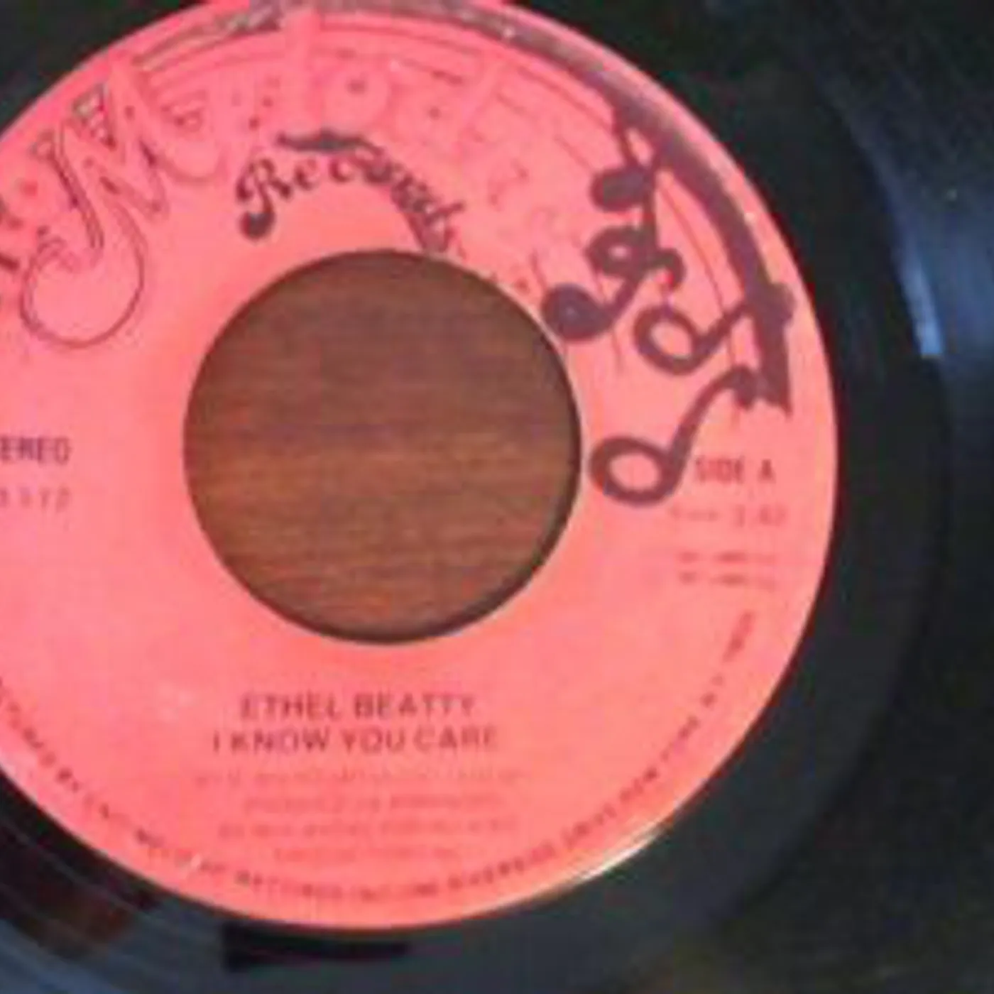 Ethel Beatty KNOW YOU CARE / IT'S YOUR LOVE Vinyl Record