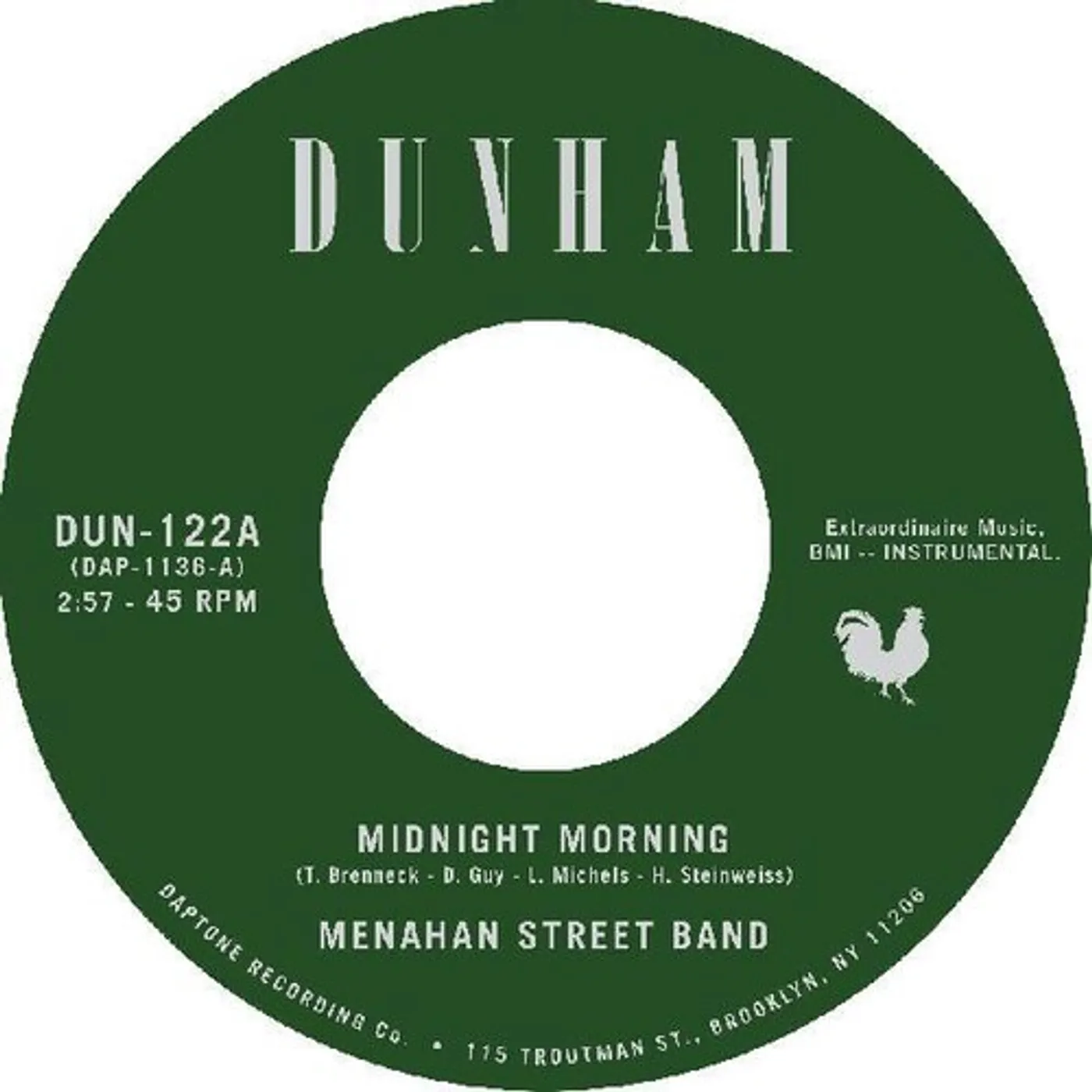 Menahan Street Band MIDNIGHT MORNING / STEPPING THROUGH SHADOW Vinyl Record