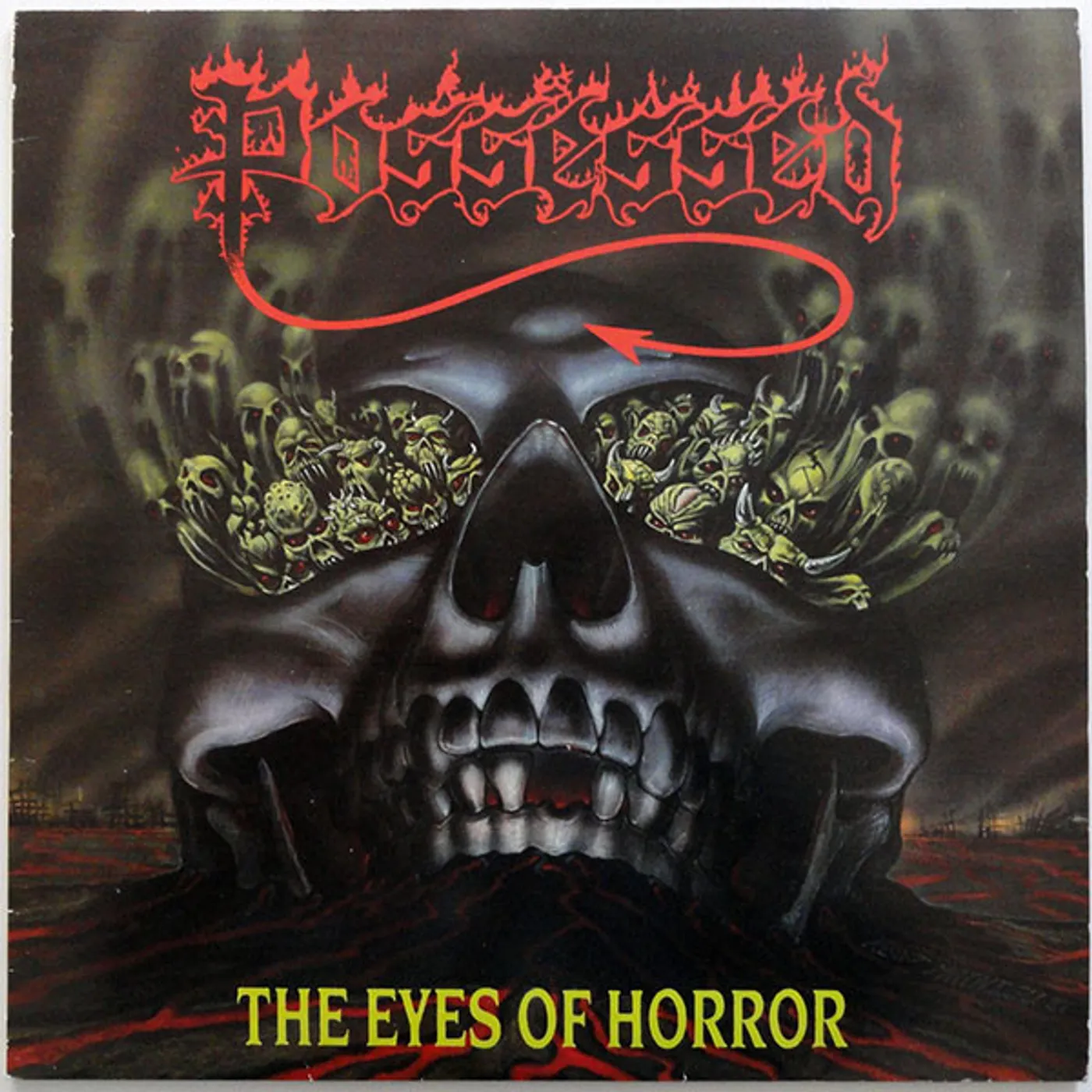 Possessed EYES OF HORROR Vinyl Record