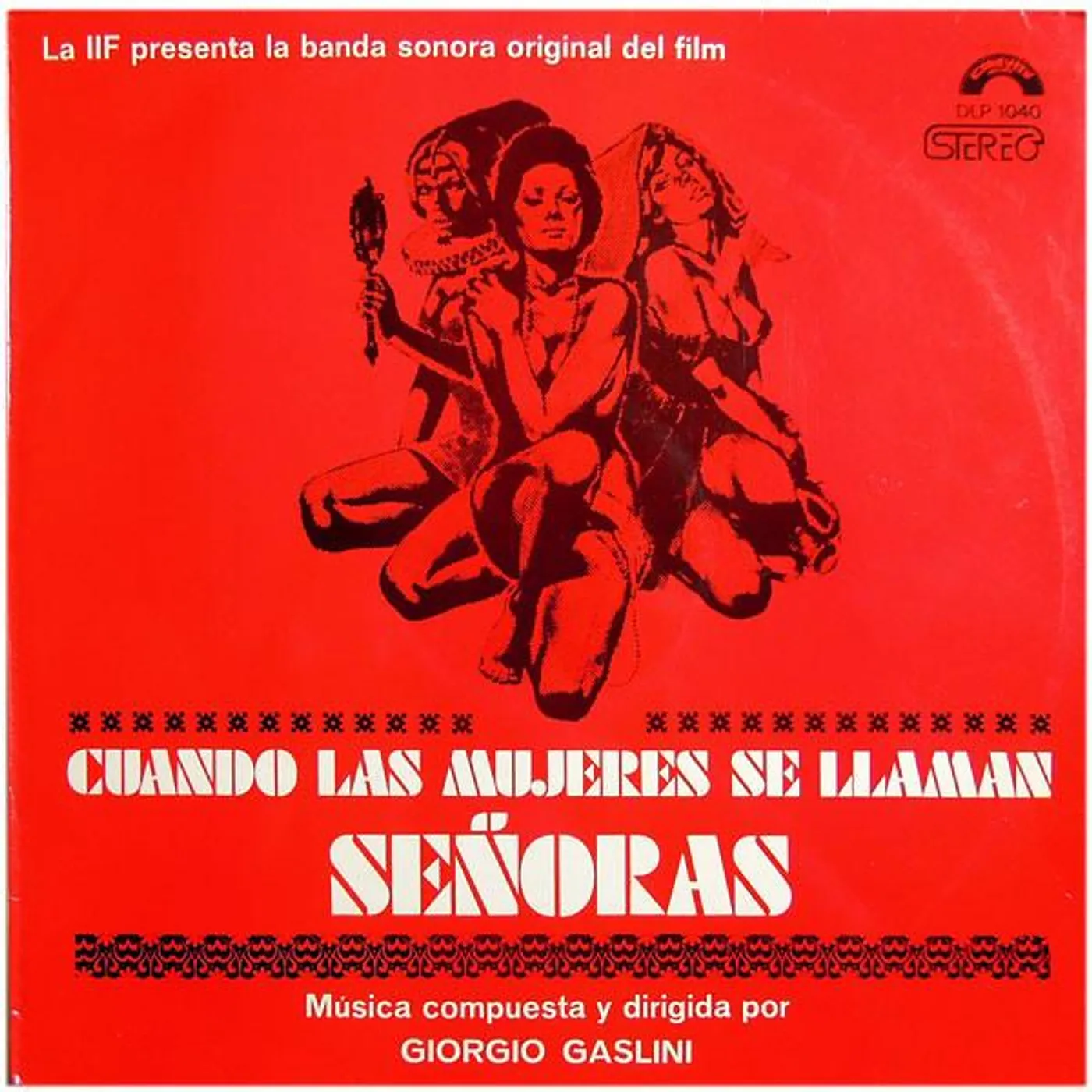 Giorgio Gaslini CUANDO LAS MUJERES SE LLAMAN SENORAS Vinyl Record